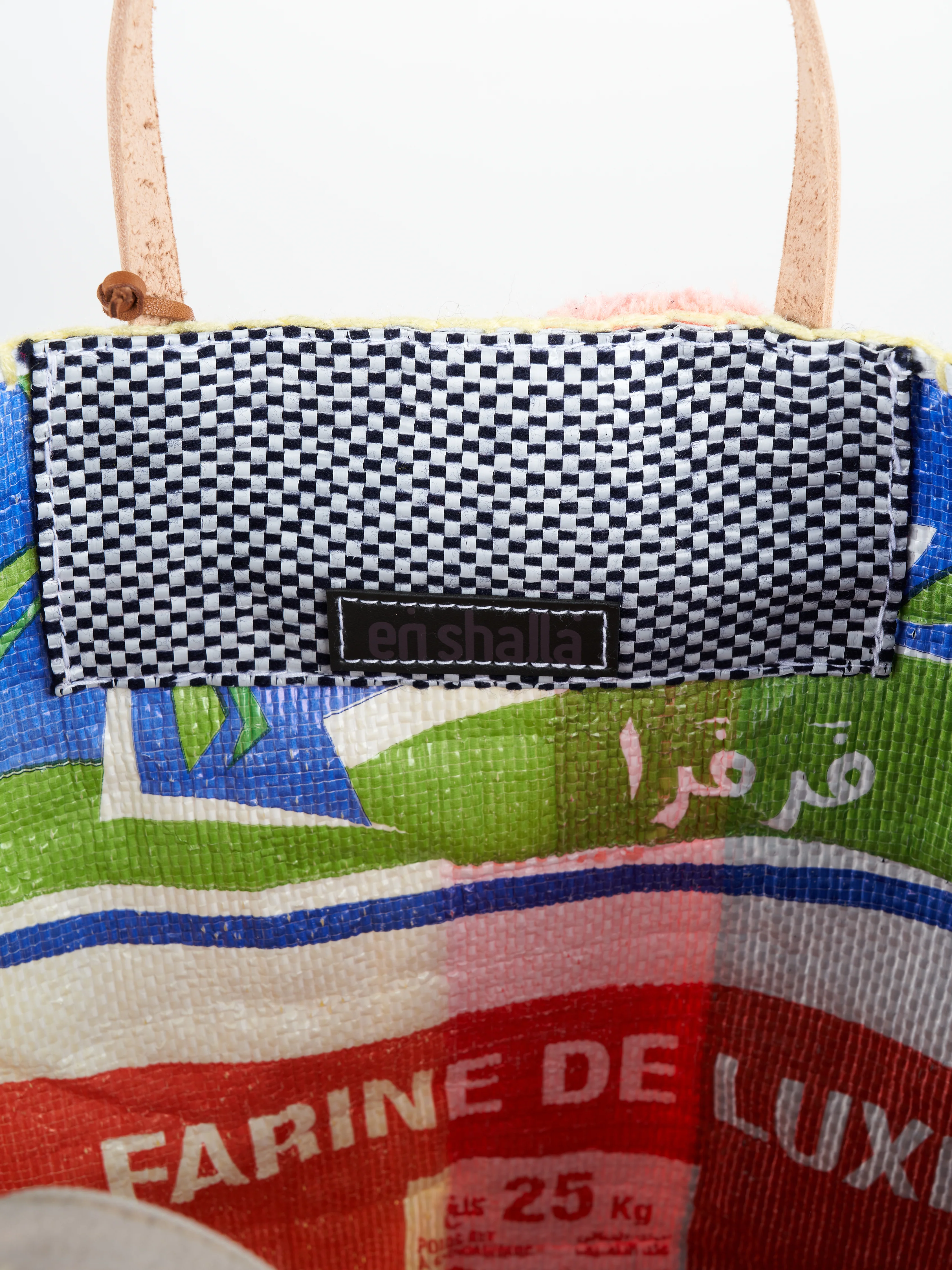 recycled bag - blue/white - Image 5