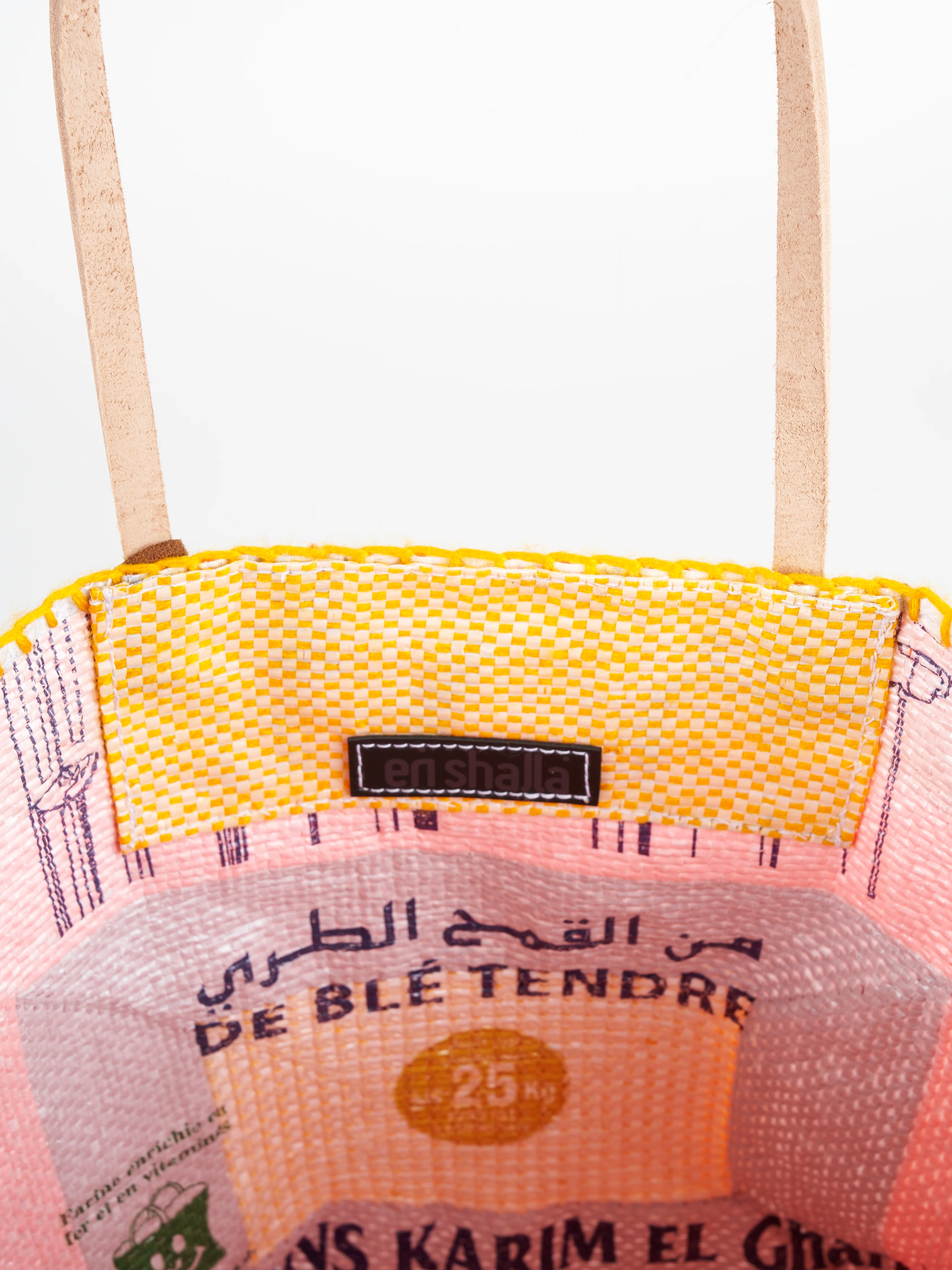 recycled bag - orange/pink - Image 5