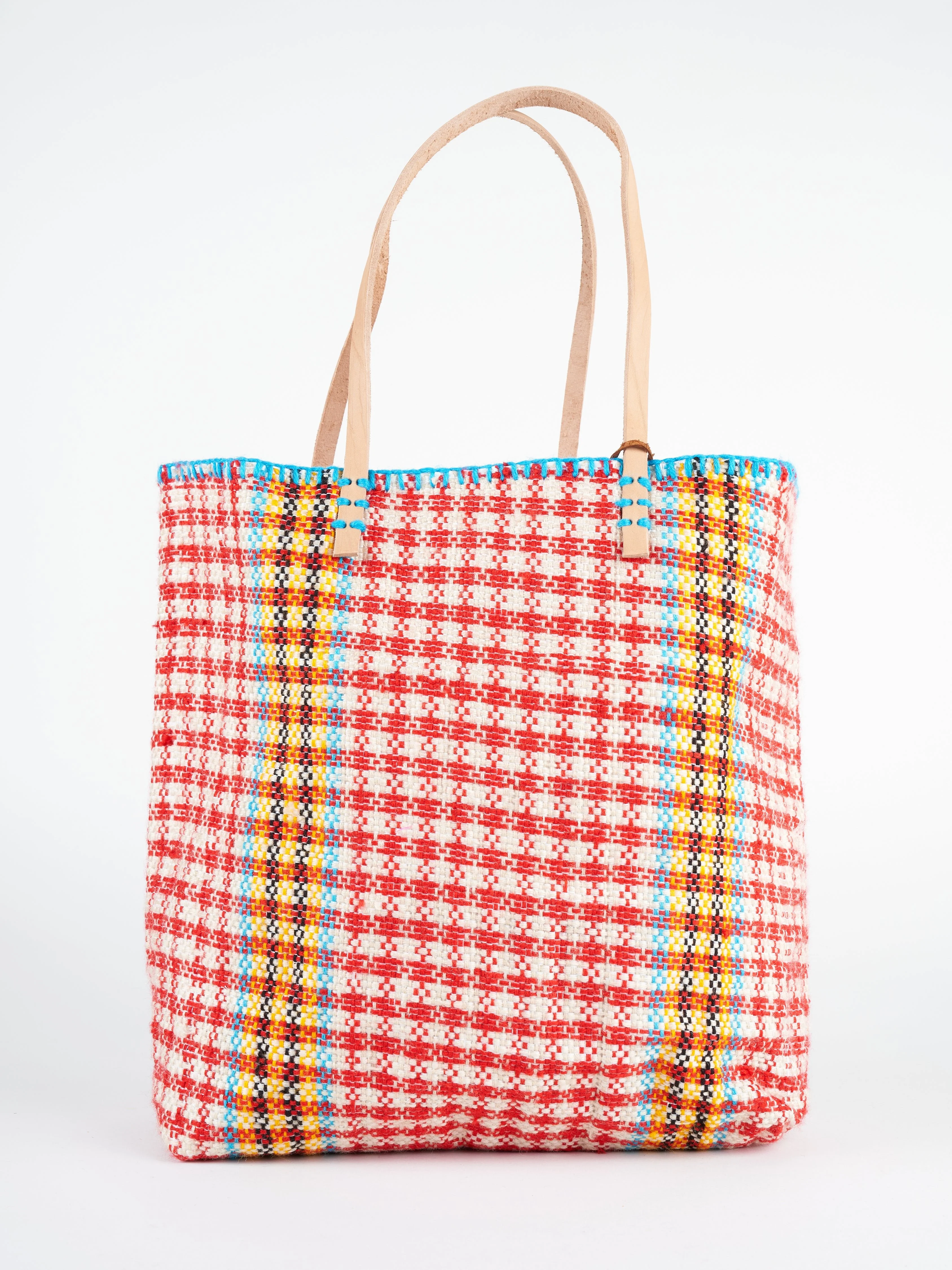 recycled bag - red checker - Image 2
