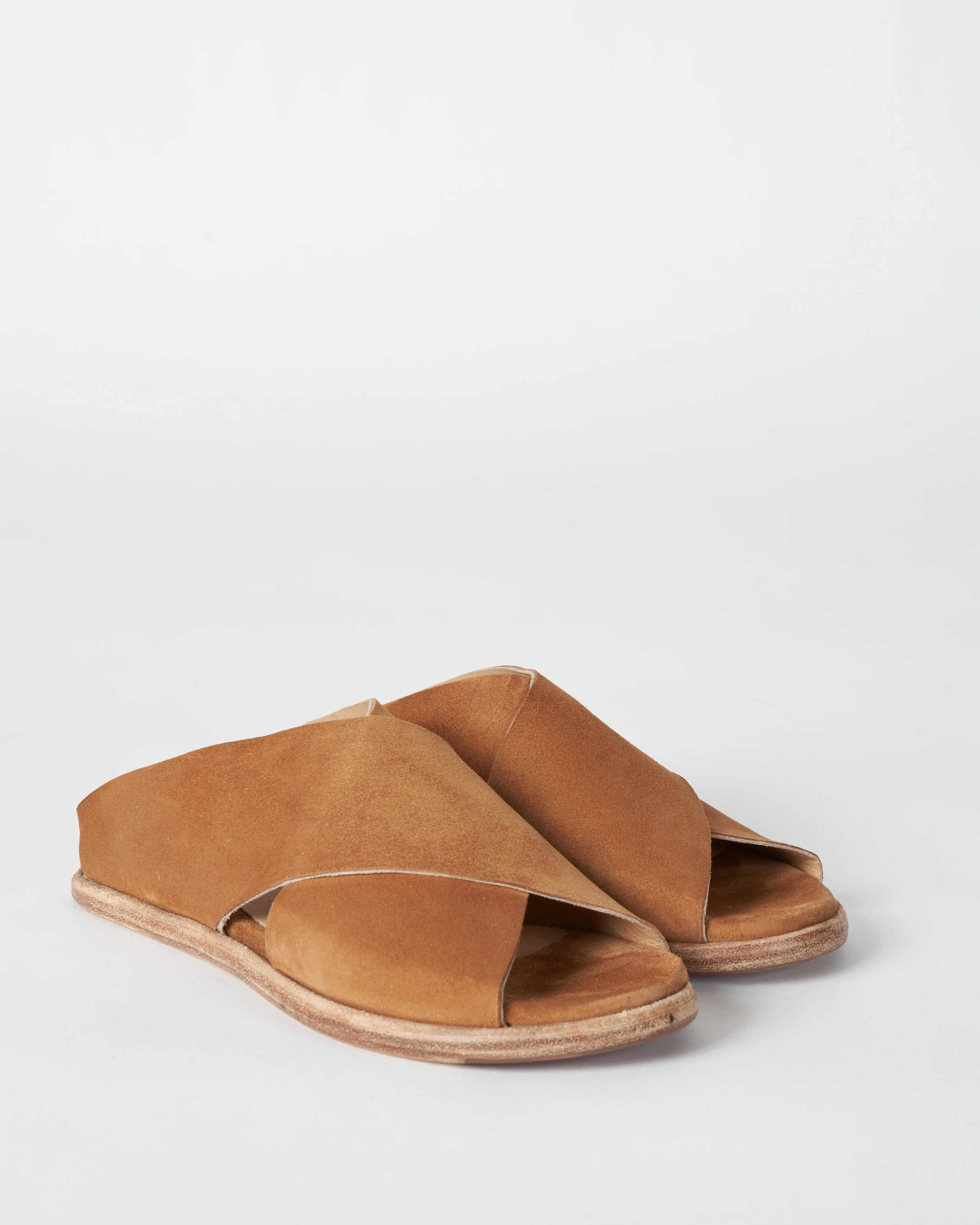 crossover flat sandal - camoscio sella - Image 2