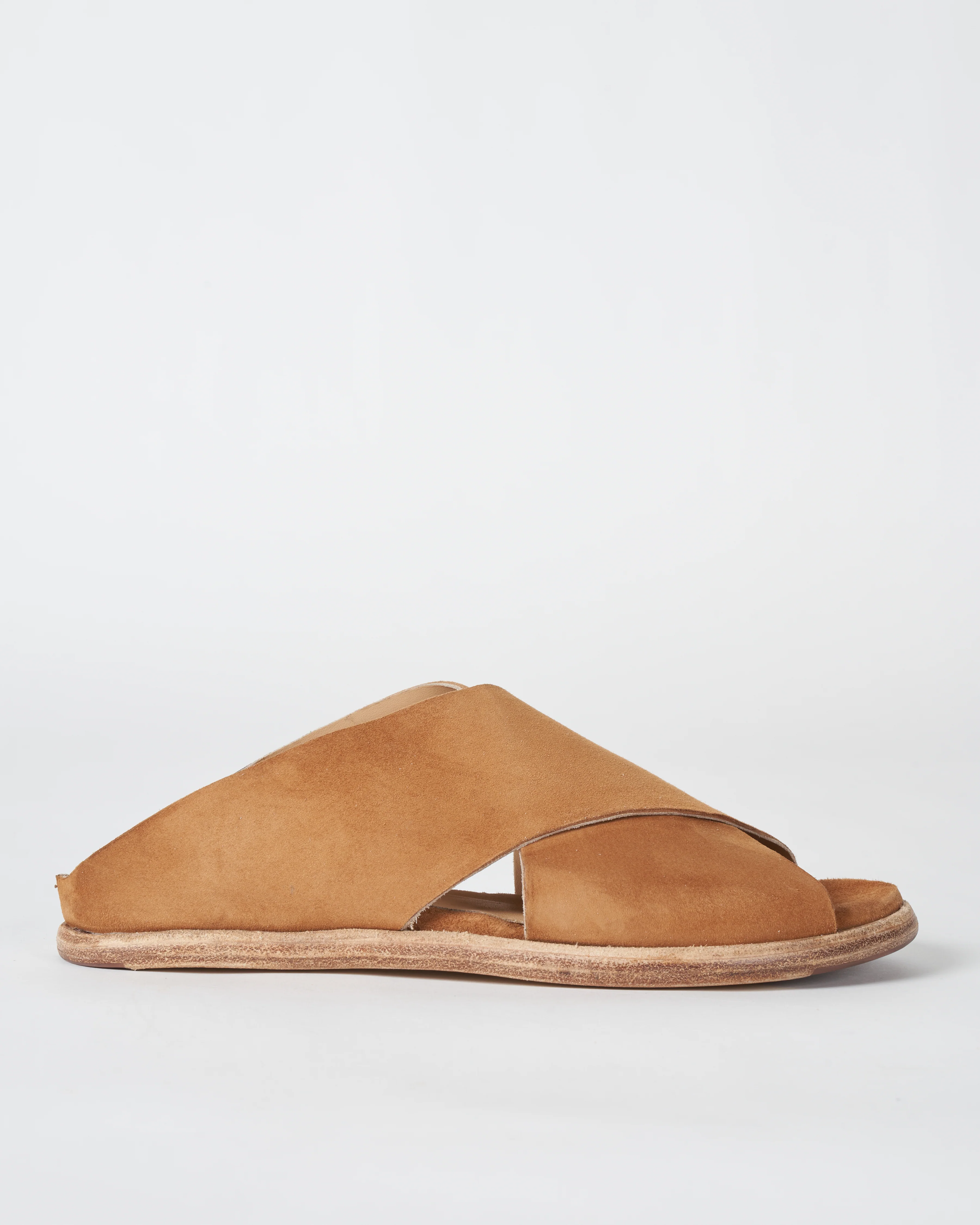 crossover flat sandal - camoscio sella - Image 3