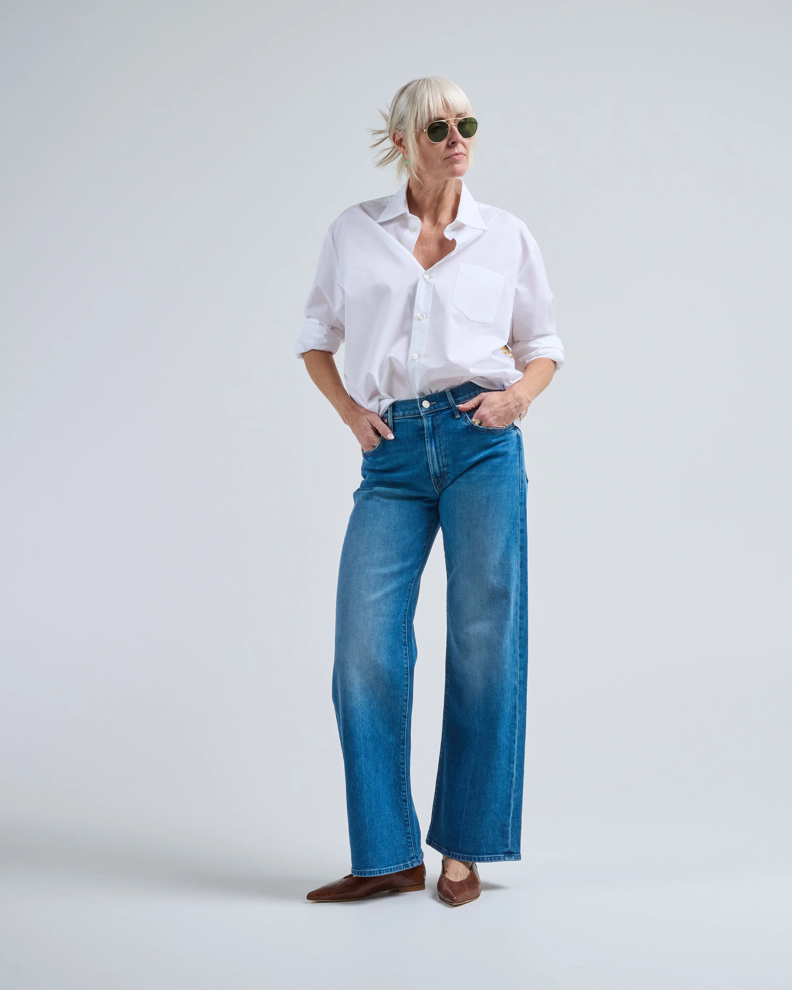 back printed loose fit shirt - Image 5