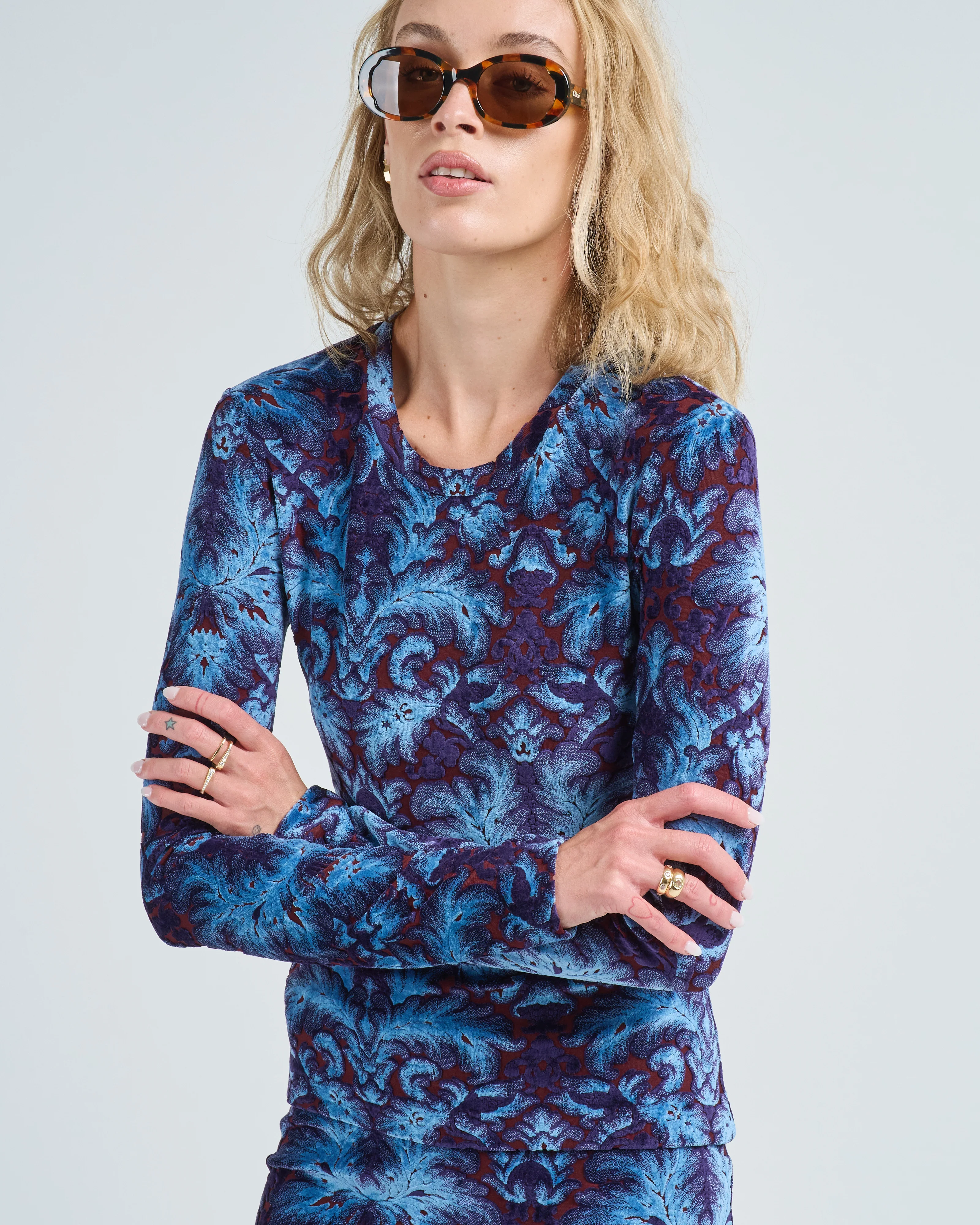 burnout velvet top - Image 5