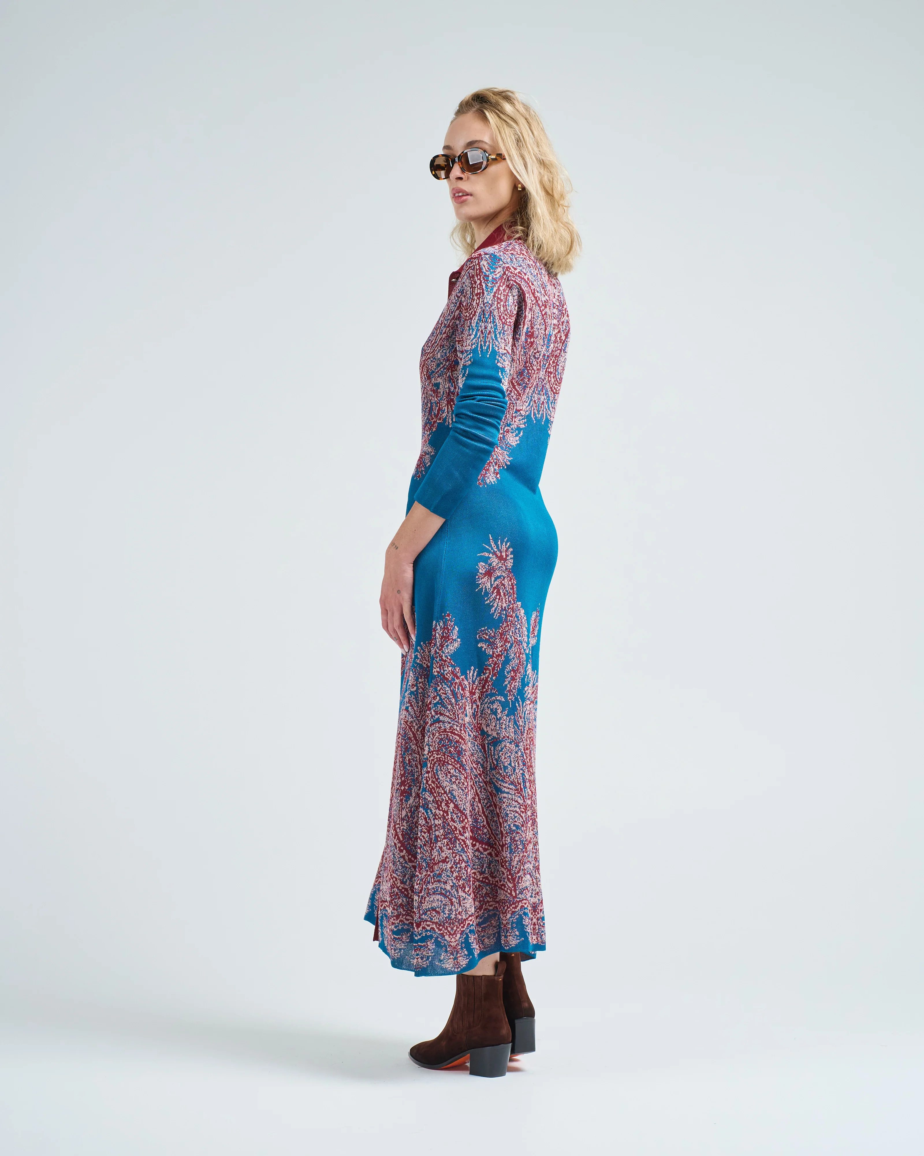 button front knit dress - Image 5