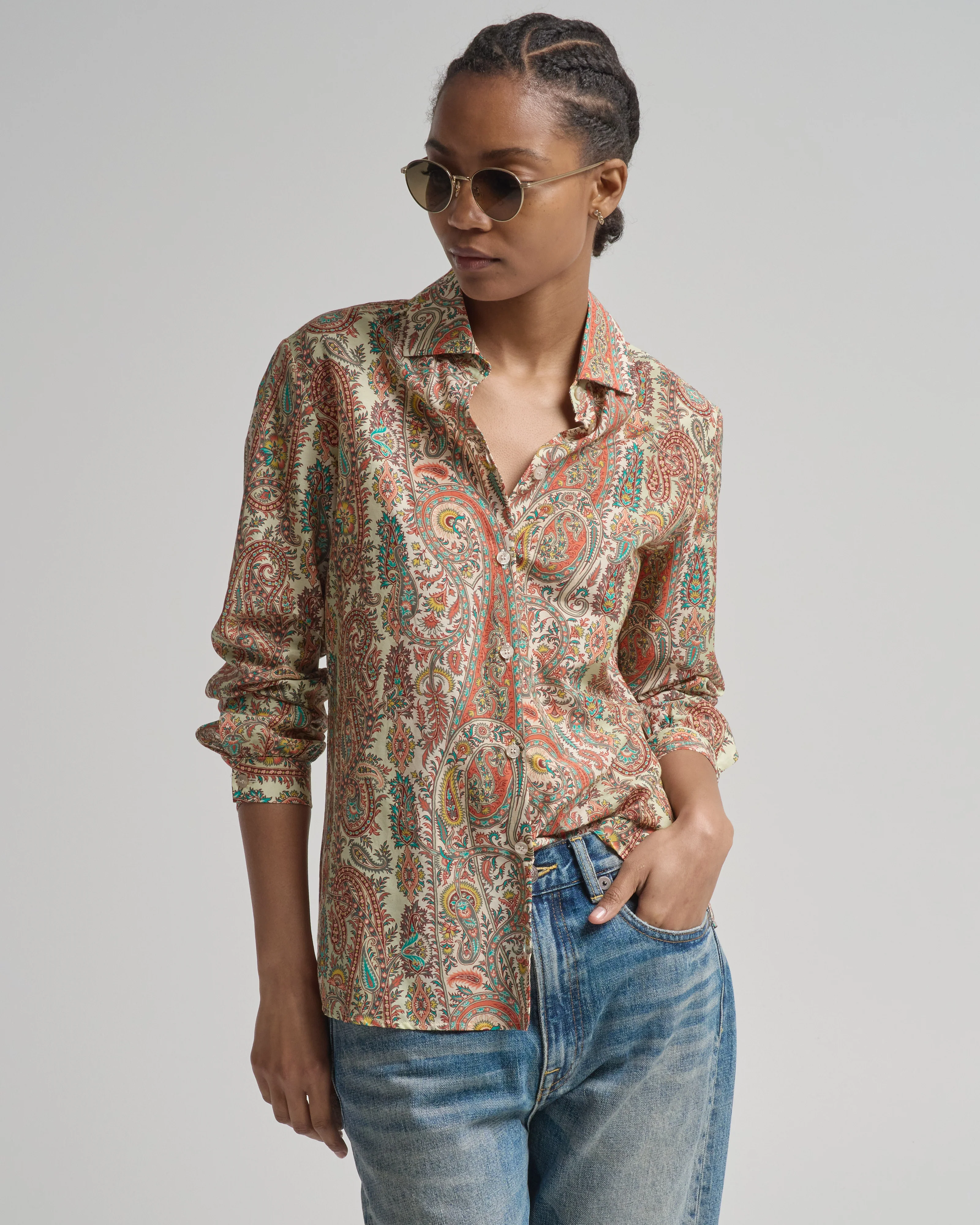 side vented regular fit shirt