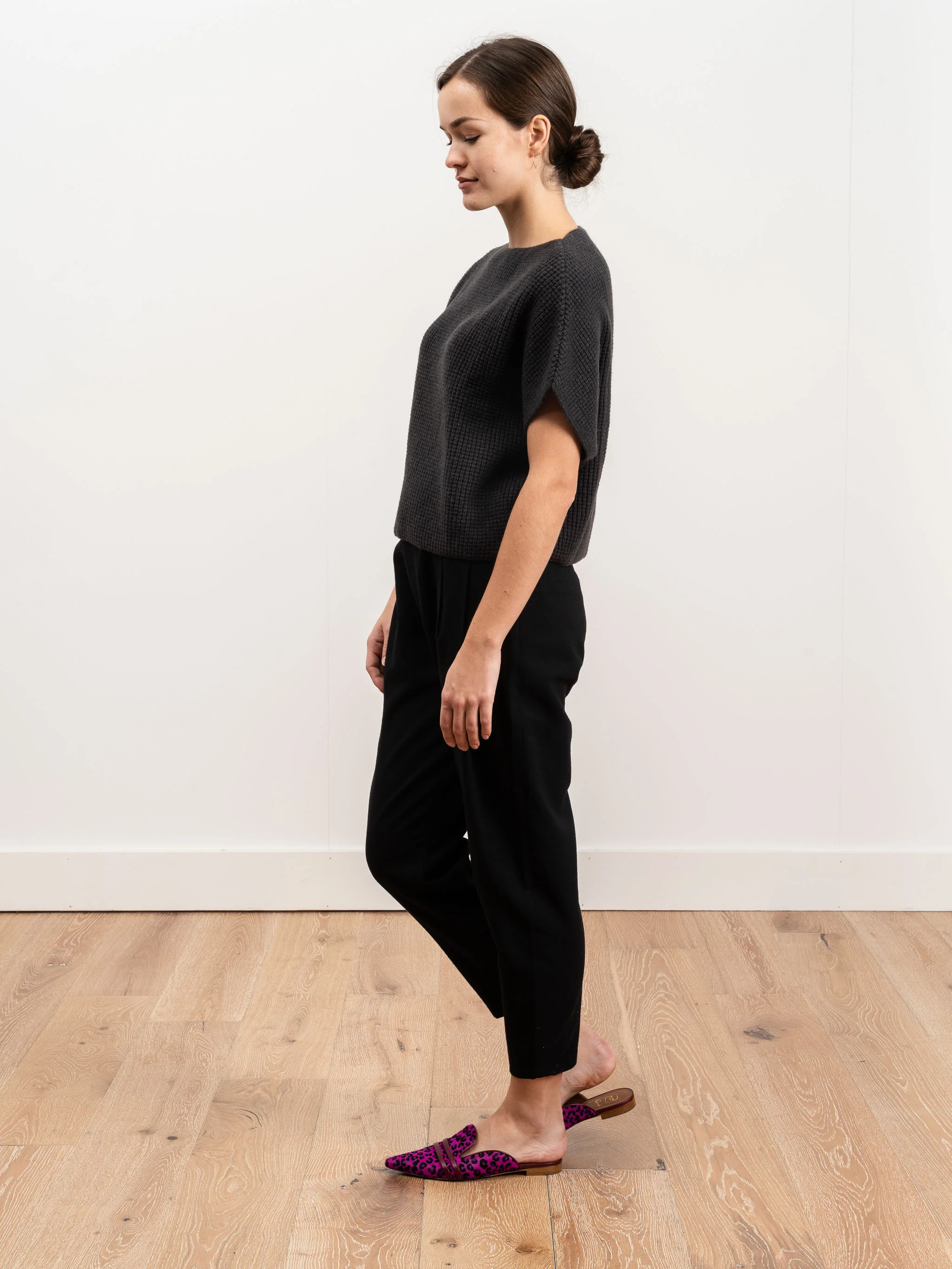 camel aze vest - stone grey - Image 2