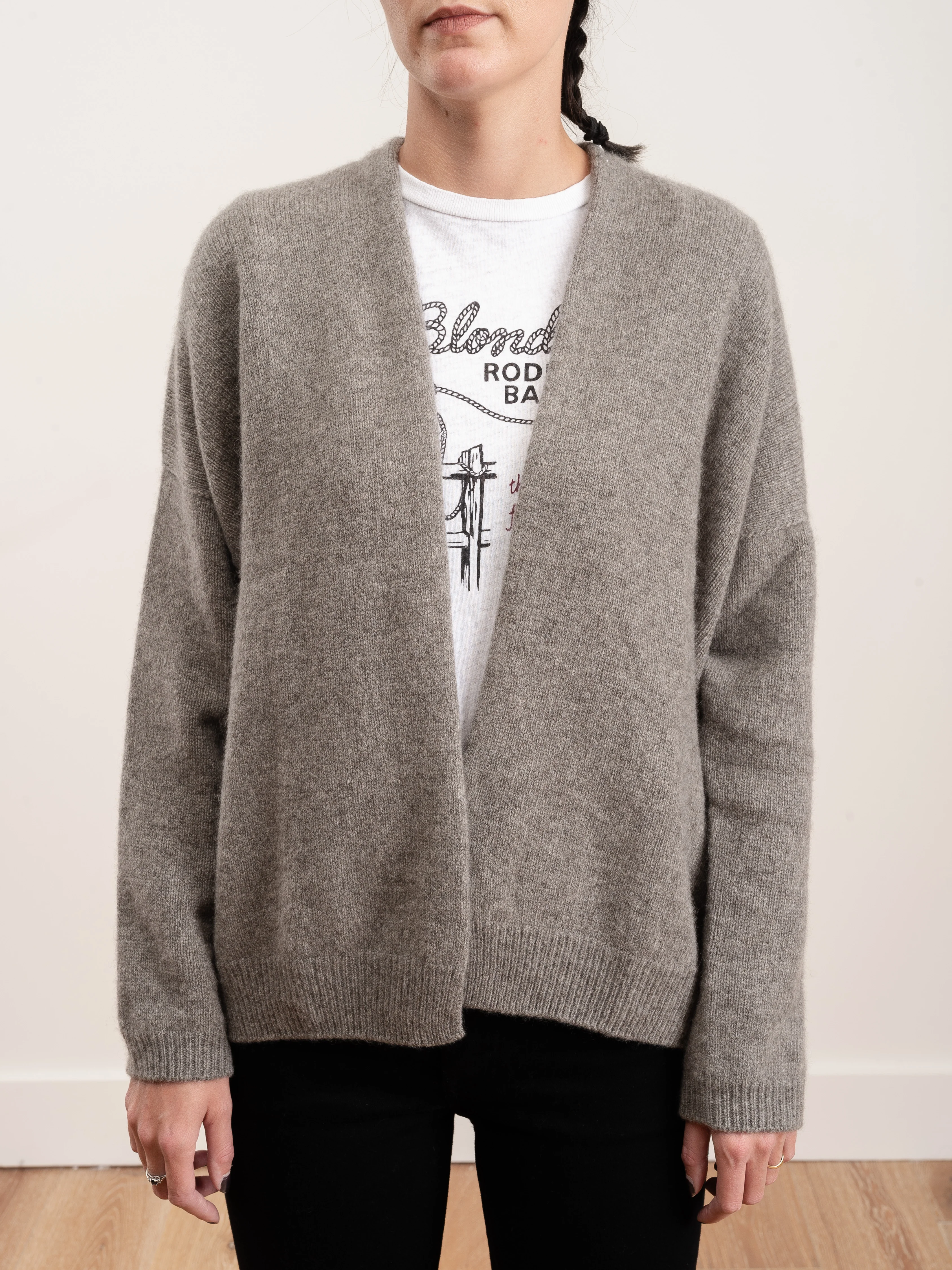 cashmere cardigan - mocha - Image 2