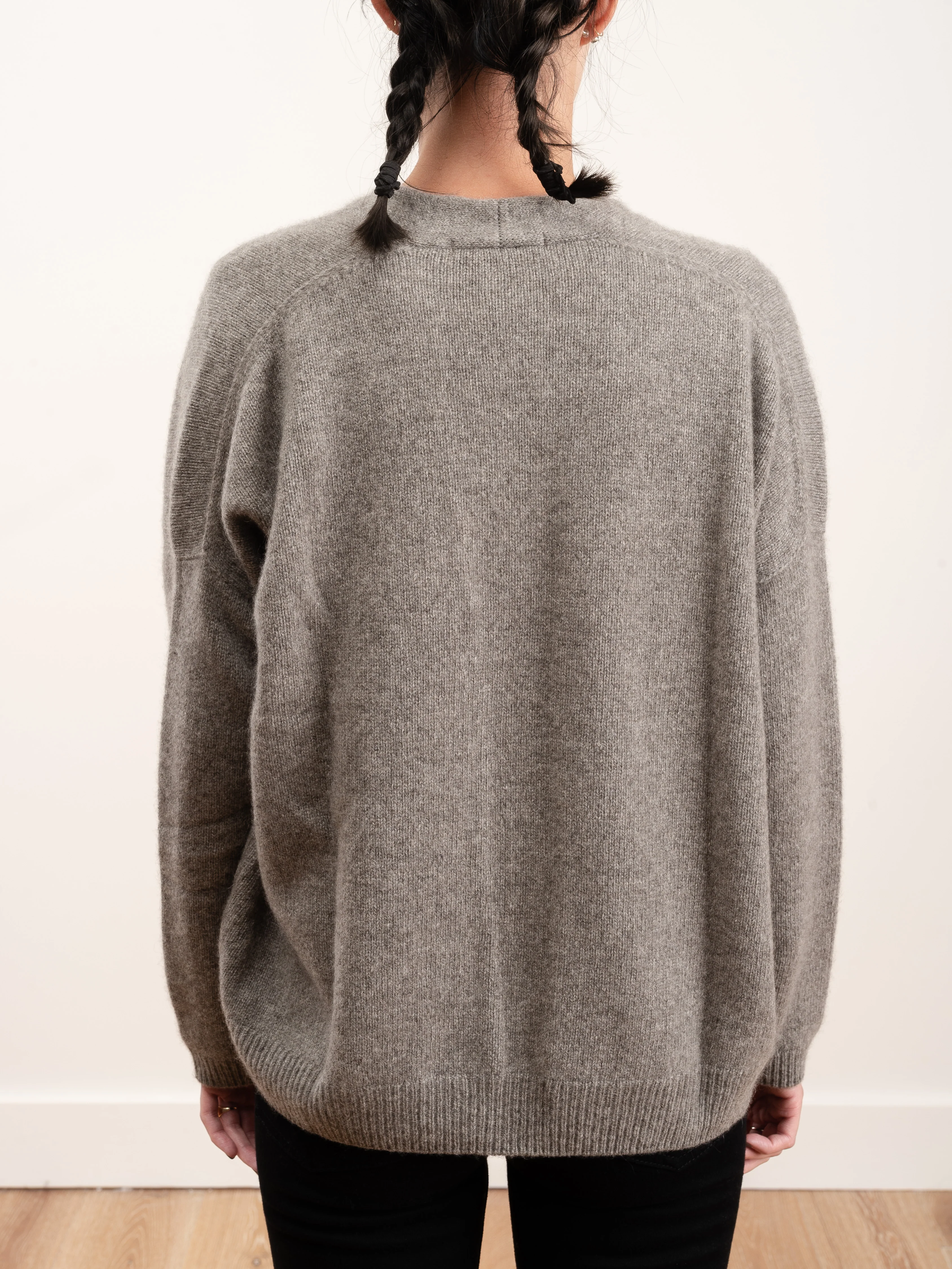 cashmere cardigan - mocha - Image 4