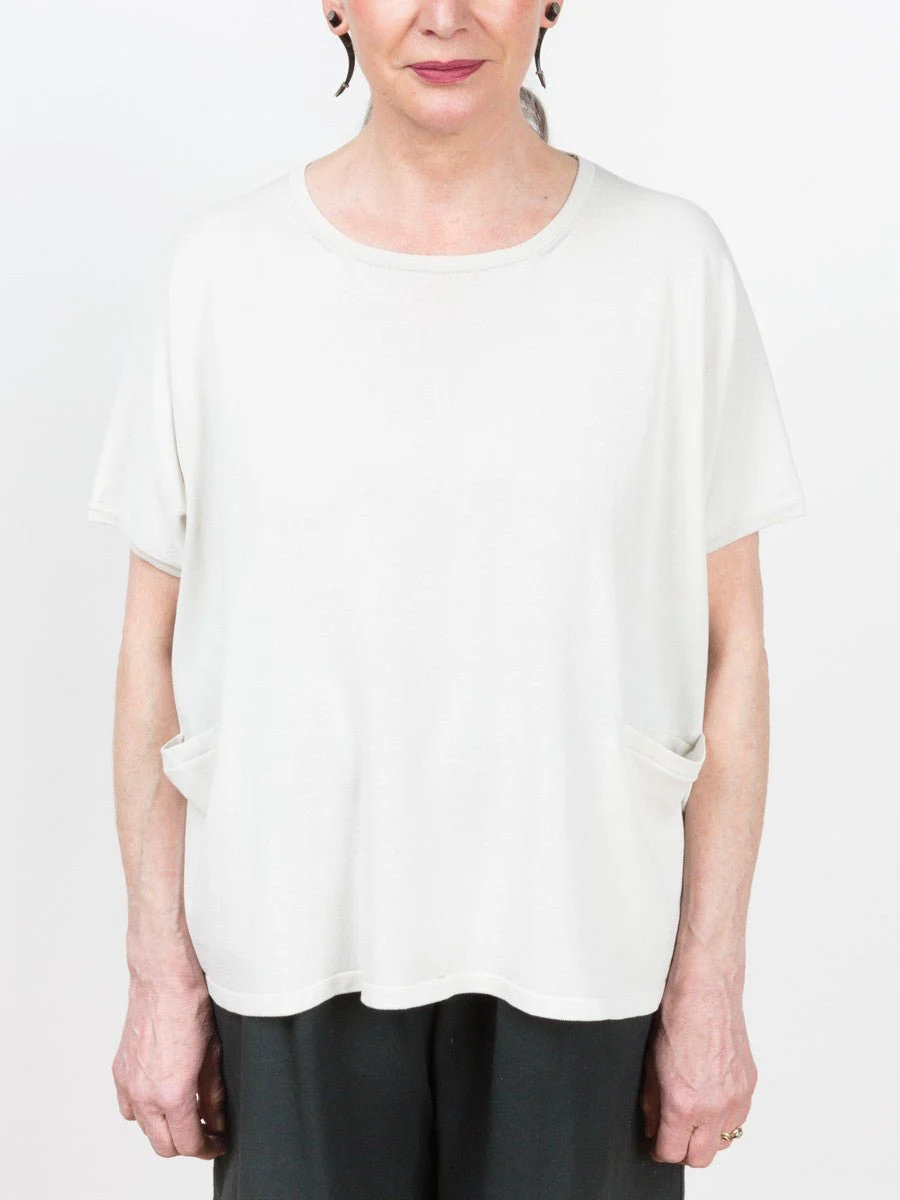 wide sweater - beige - Image 5