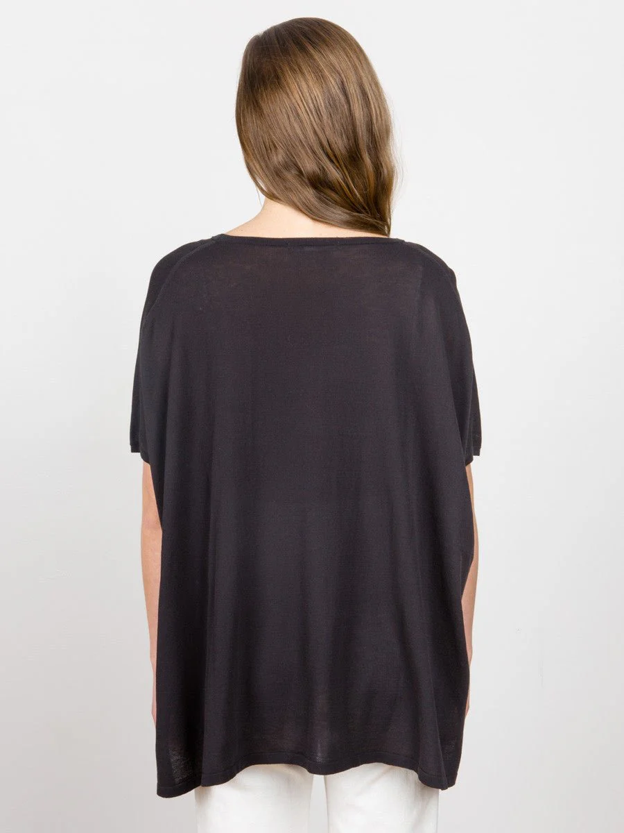 wide sweater - sumi - Image 4