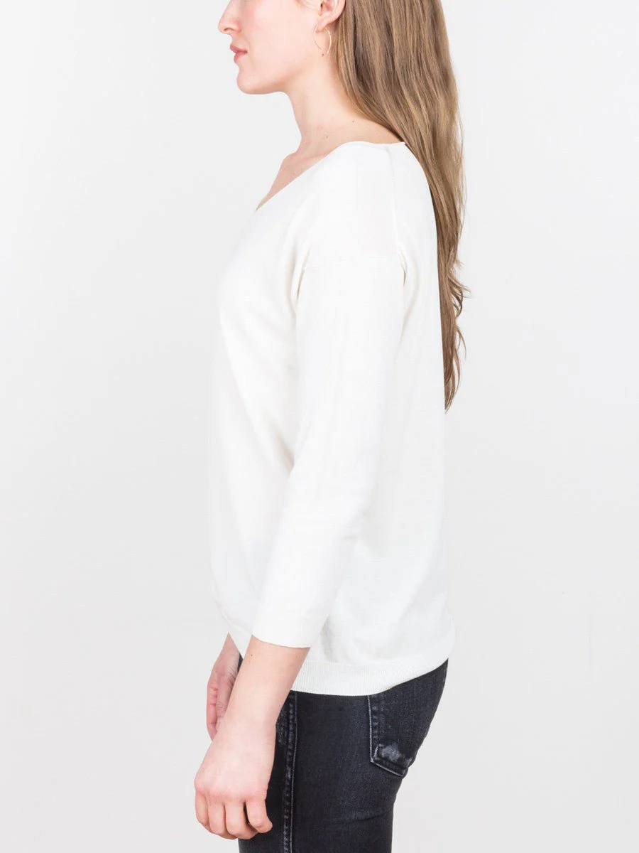 high gauge v-neck sweater - Image 3