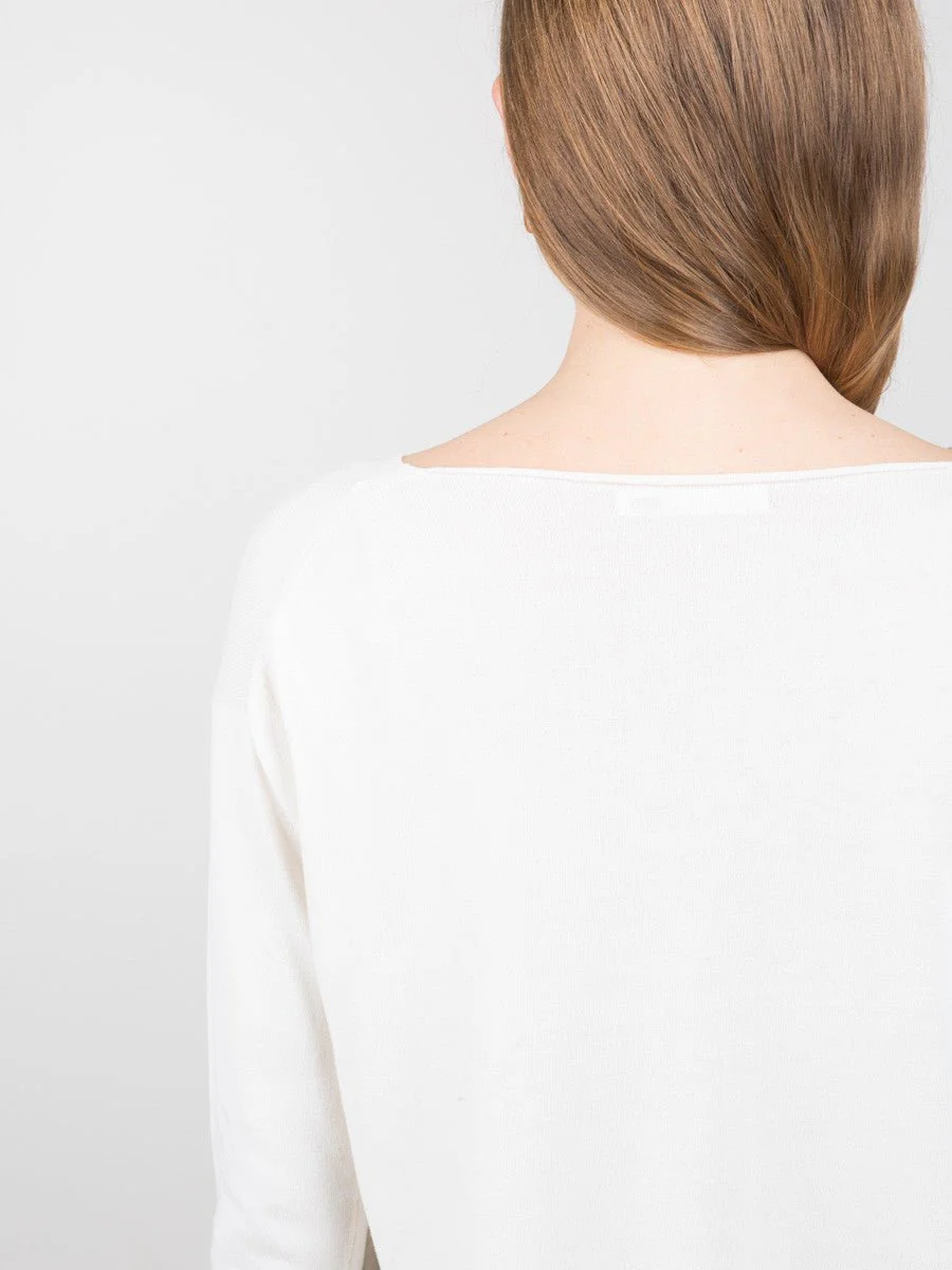 high gauge v-neck sweater - Image 5