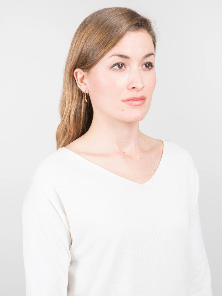 high gauge v-neck sweater - Image 6