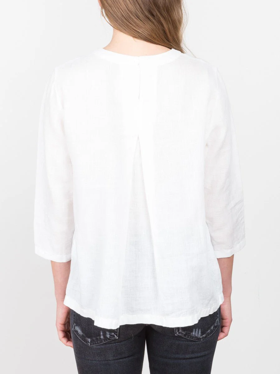 linen back tuck sweater - Image 4