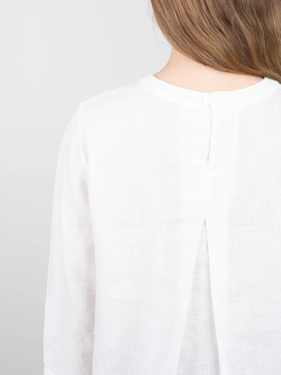 linen back tuck sweater - Image 5