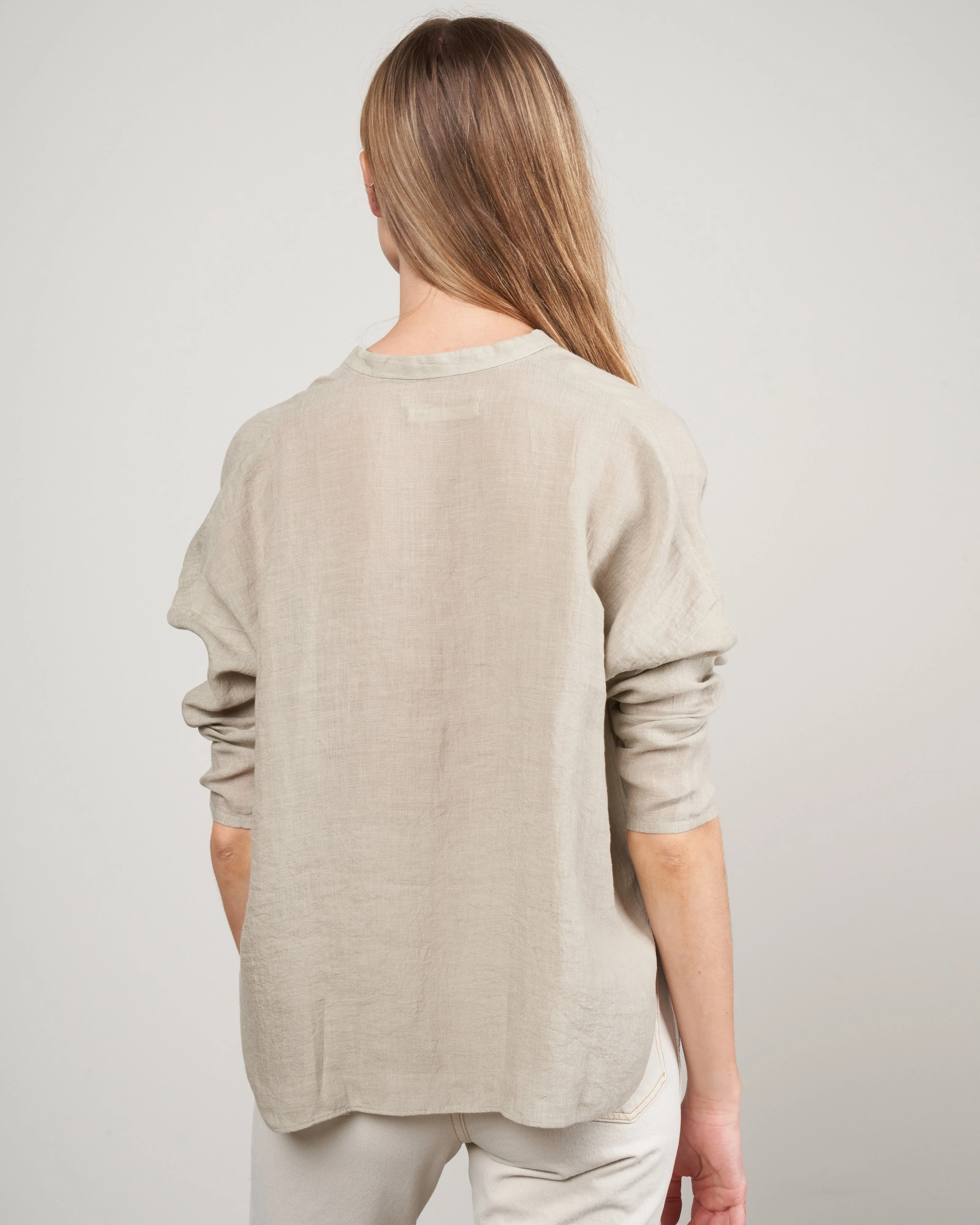 linen pullover - sage 52 - Image 4