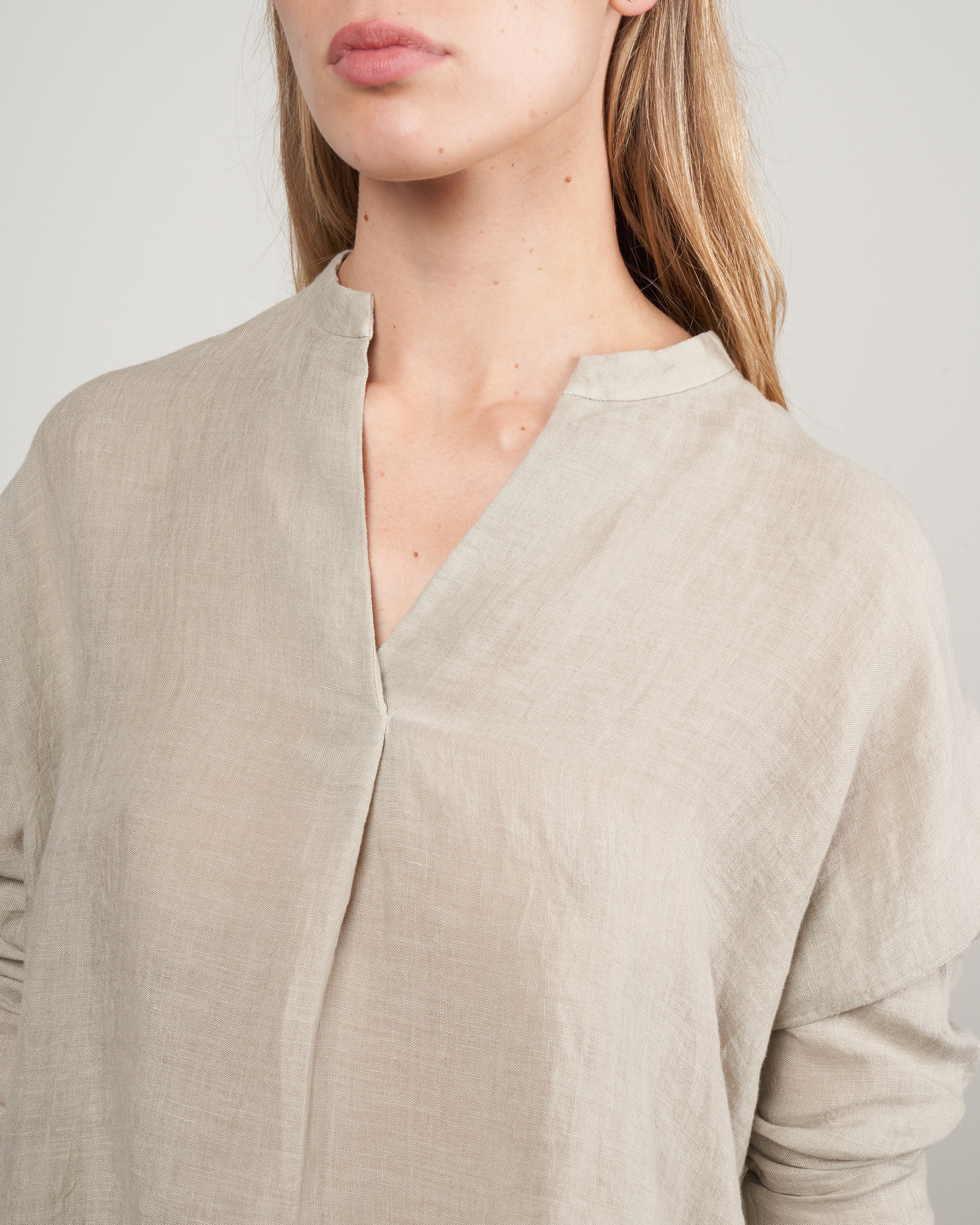 linen pullover - sage 52 - Image 5