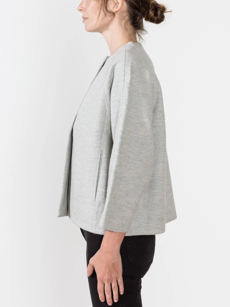 press wool short coat - Image 2