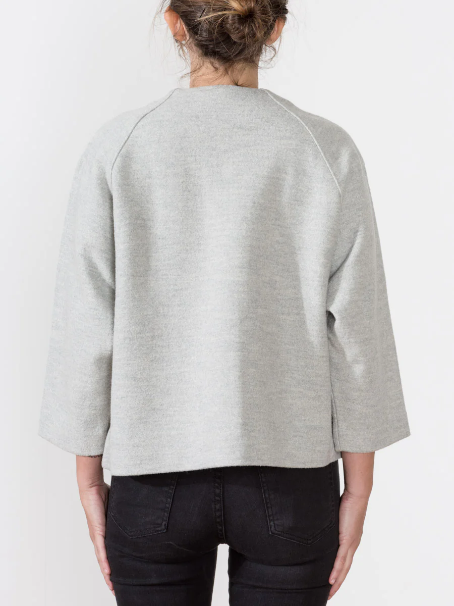 press wool short coat - Image 3