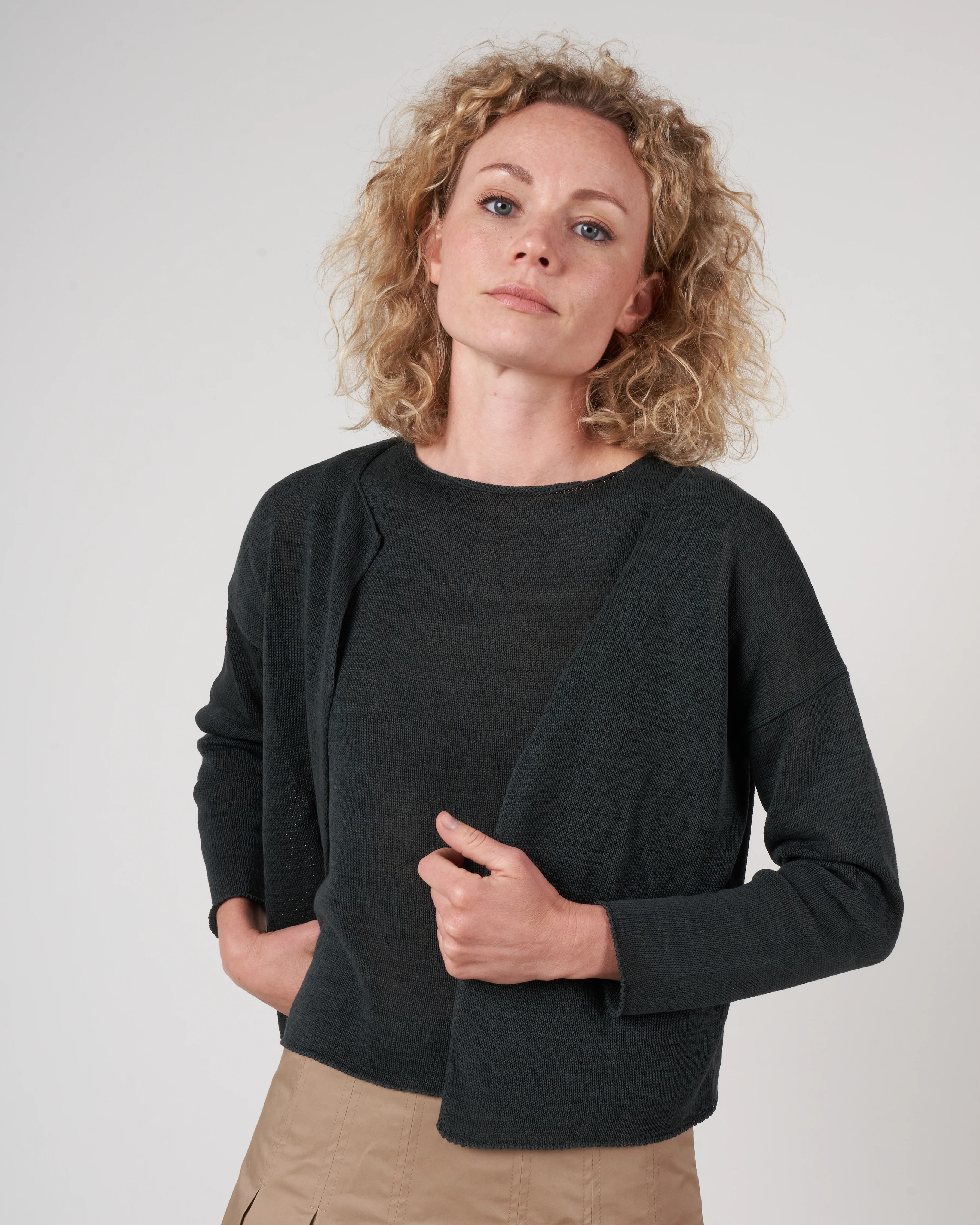 tape yarn cardi - sumi - Image 4
