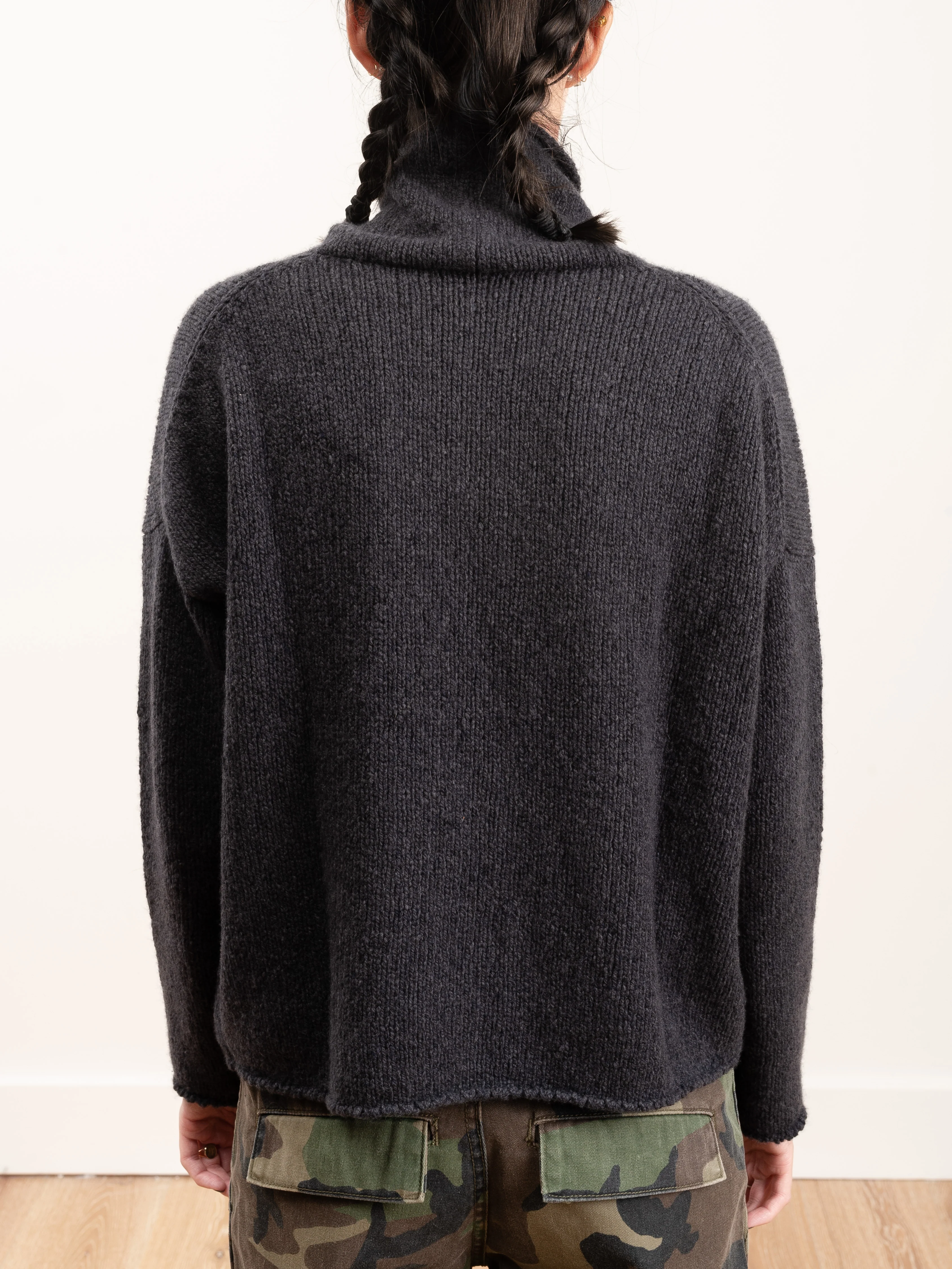 tweed turtleneck - sumi - Image 4