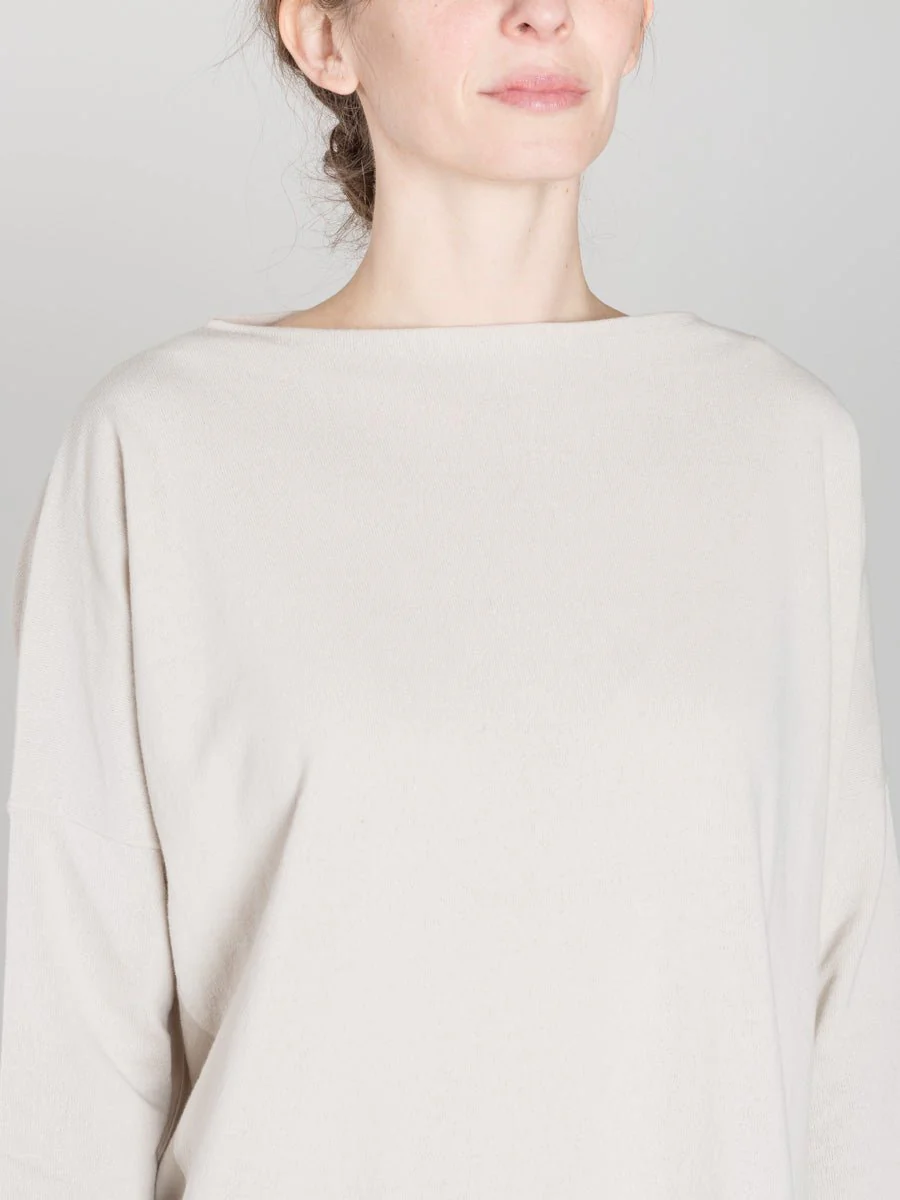 twist yarn tunic - beige - Image 5