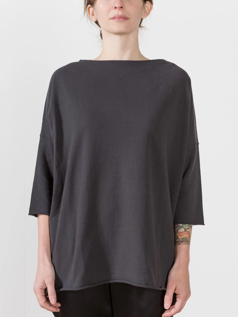 twist yarn tunic - sumi - Image 2