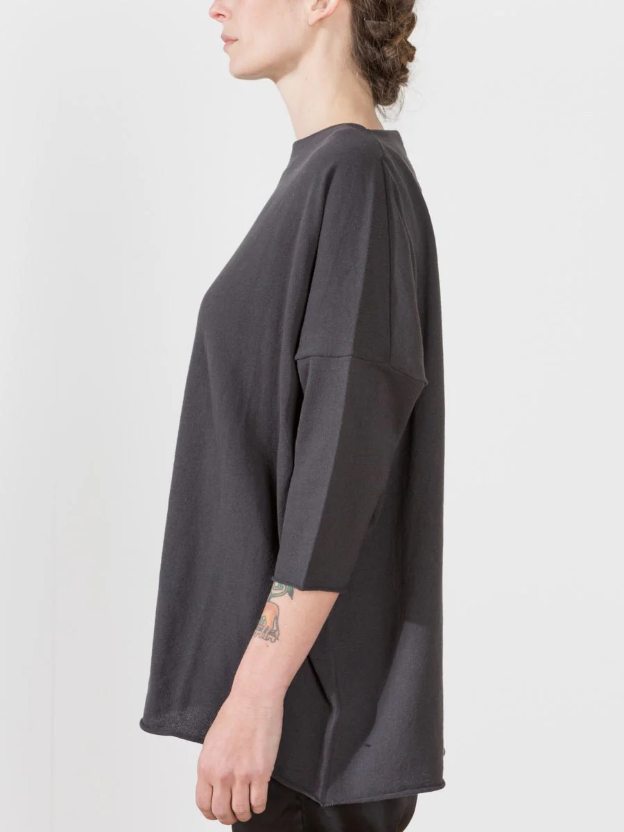 twist yarn tunic - sumi - Image 3
