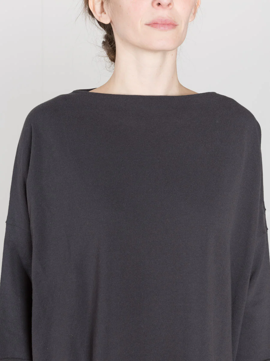 twist yarn tunic - sumi - Image 5