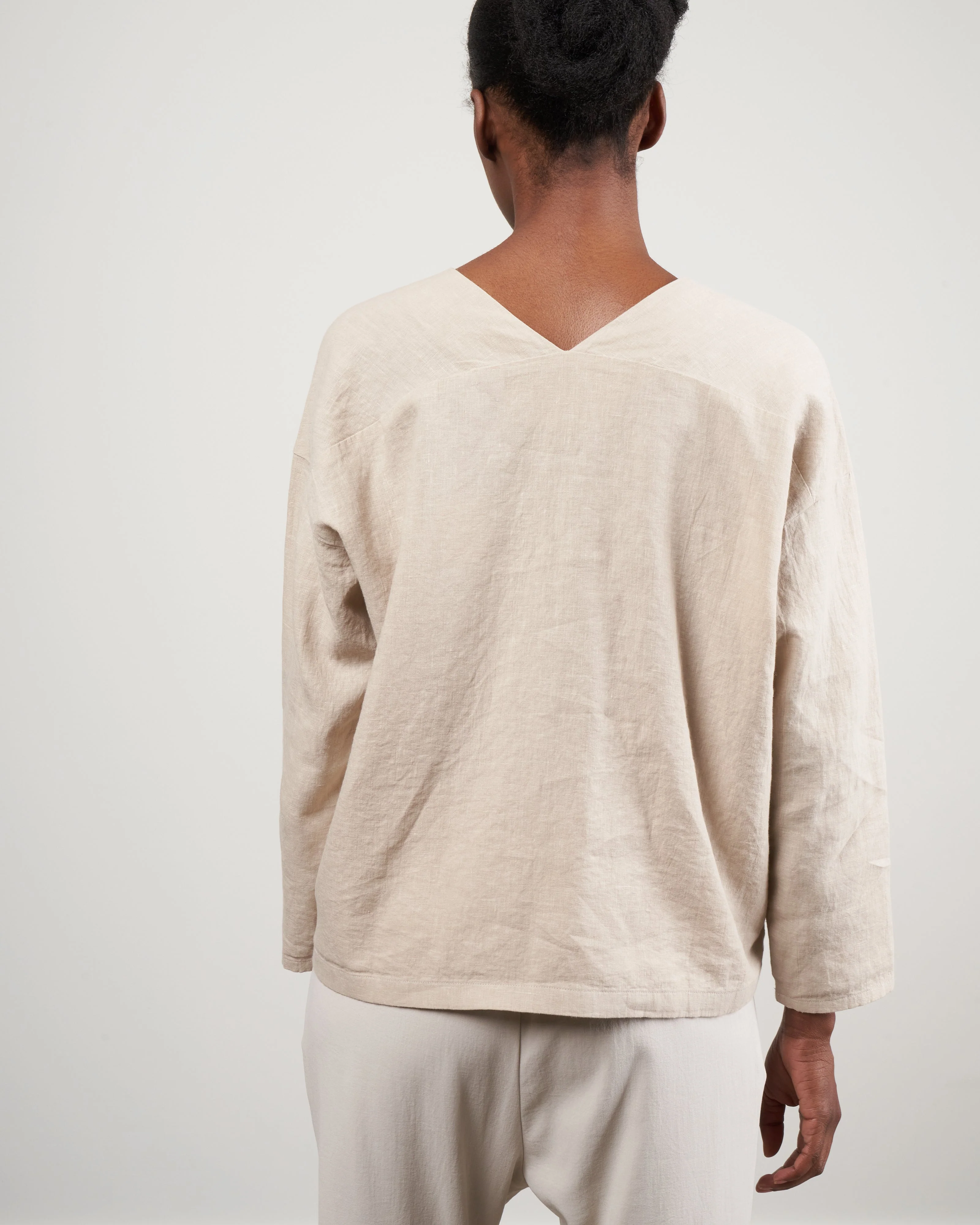 water linen pullover - grege 14 - Image 4