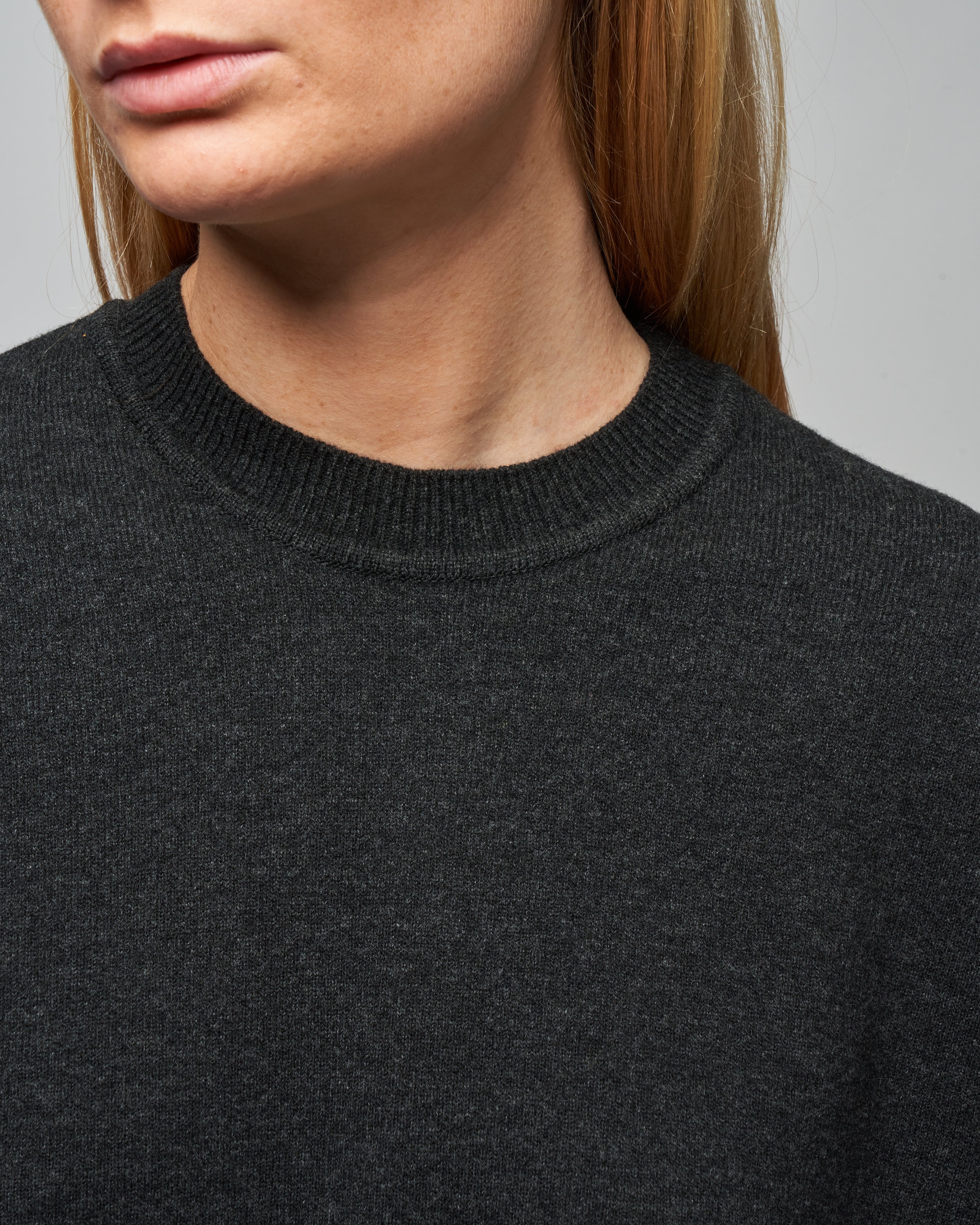 wool pile pullover - charcoal - Image 5