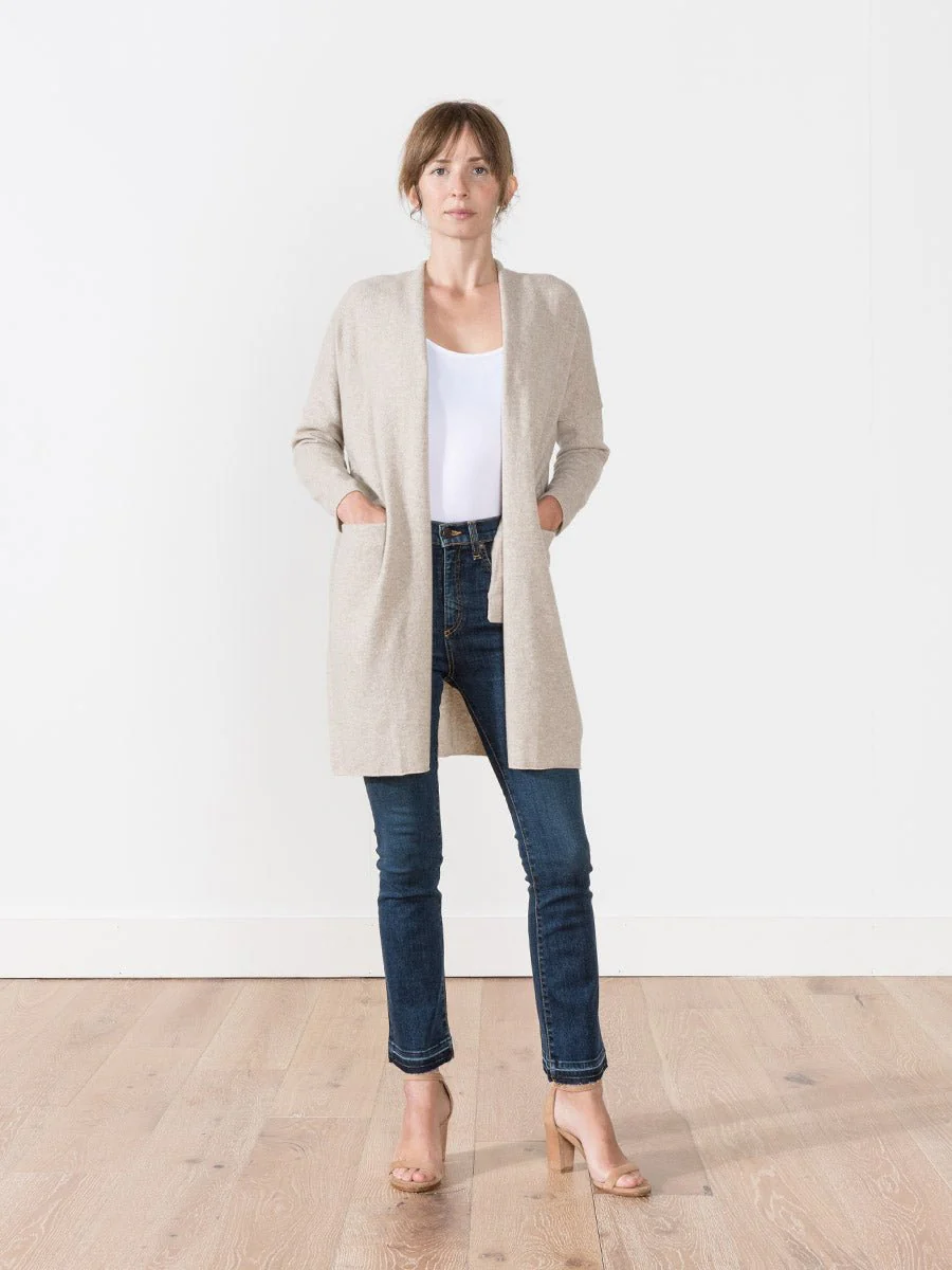 wool robe - beige