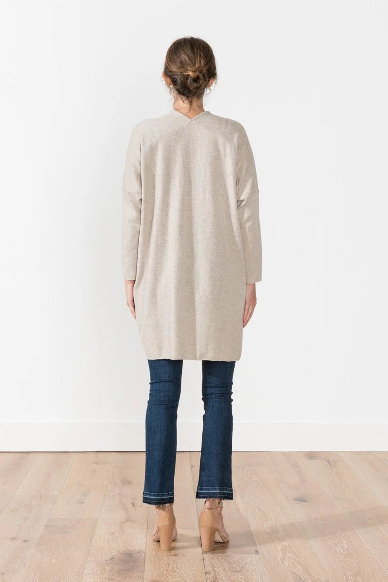 wool robe - beige - Image 3