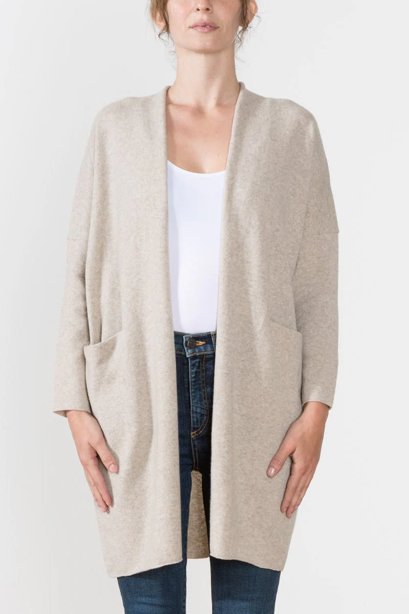 wool robe - beige - Image 4