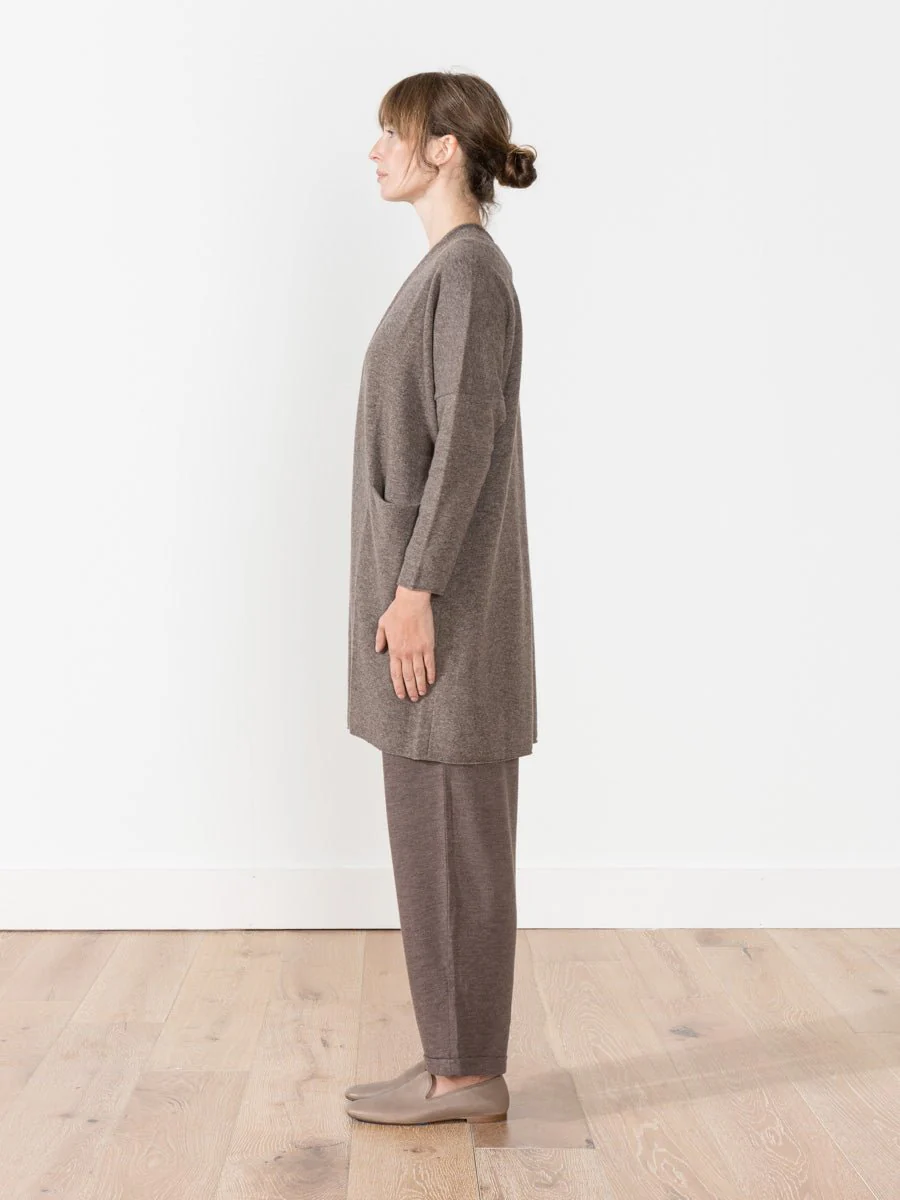 wool robe - brown - Image 2