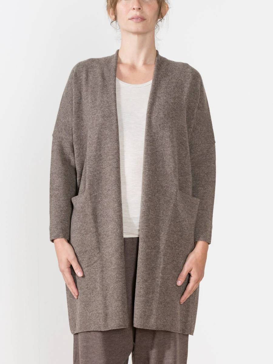 wool robe - brown - Image 4