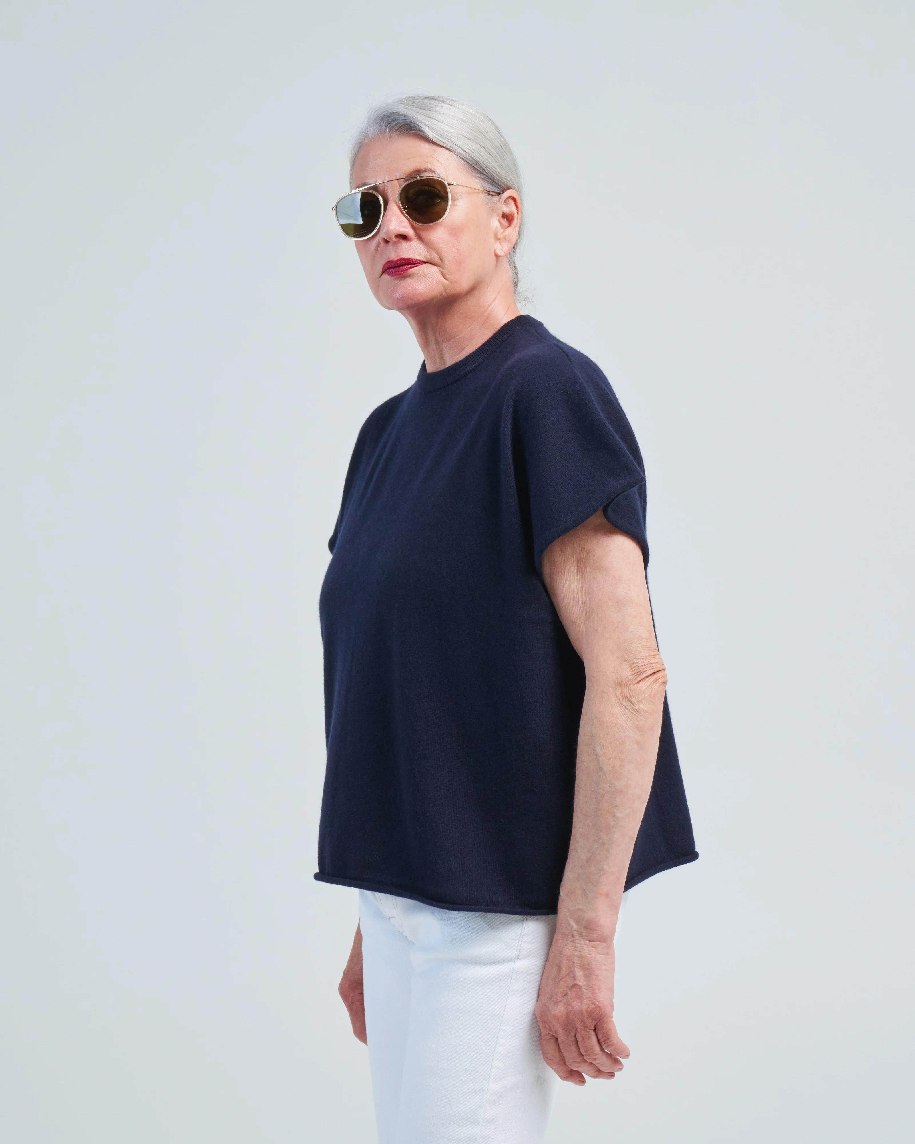 boxy cap sleeve crew - Image 3