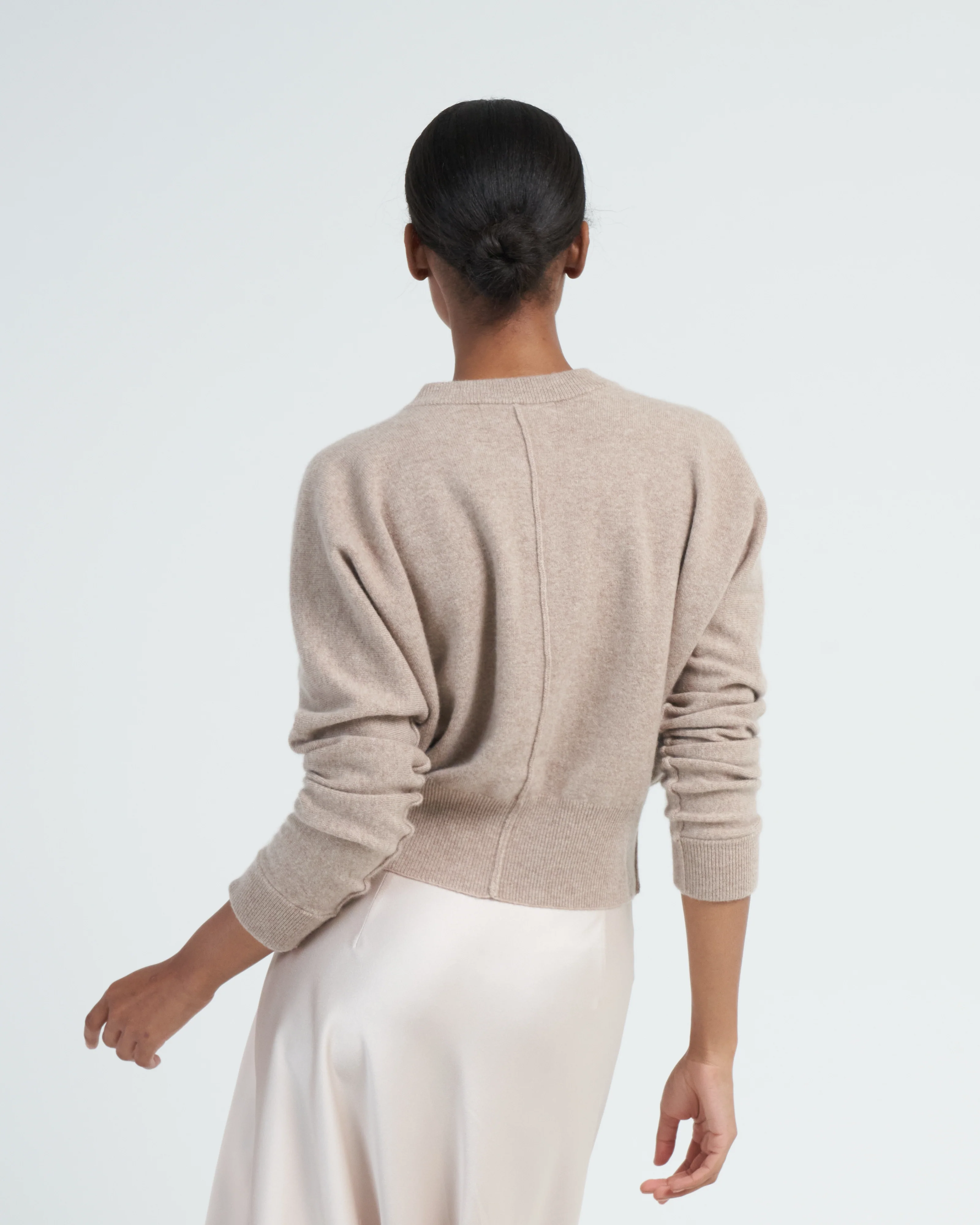 cashmere cardi - sand - Image 4