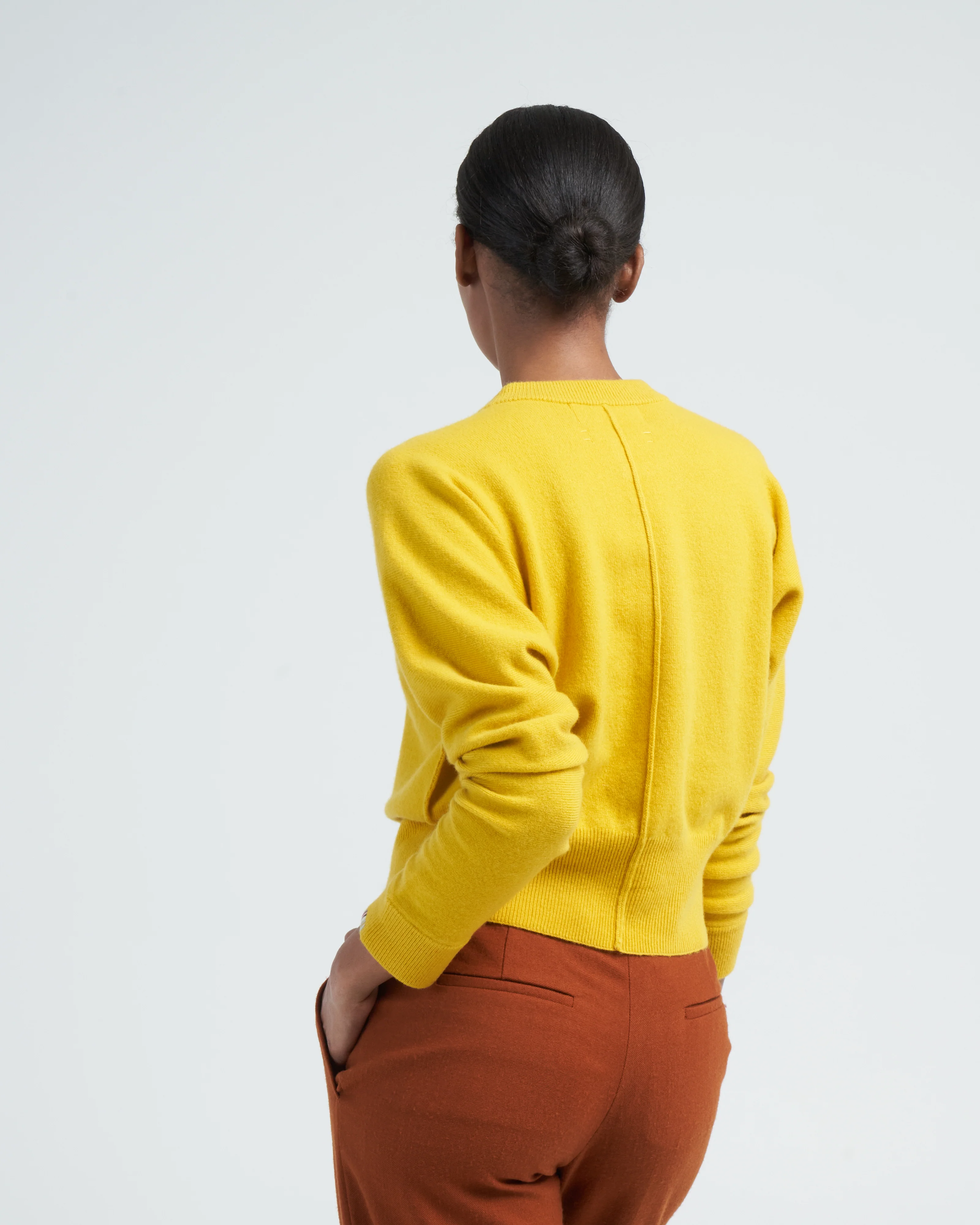 cashmere cardi - sunflower - Image 4