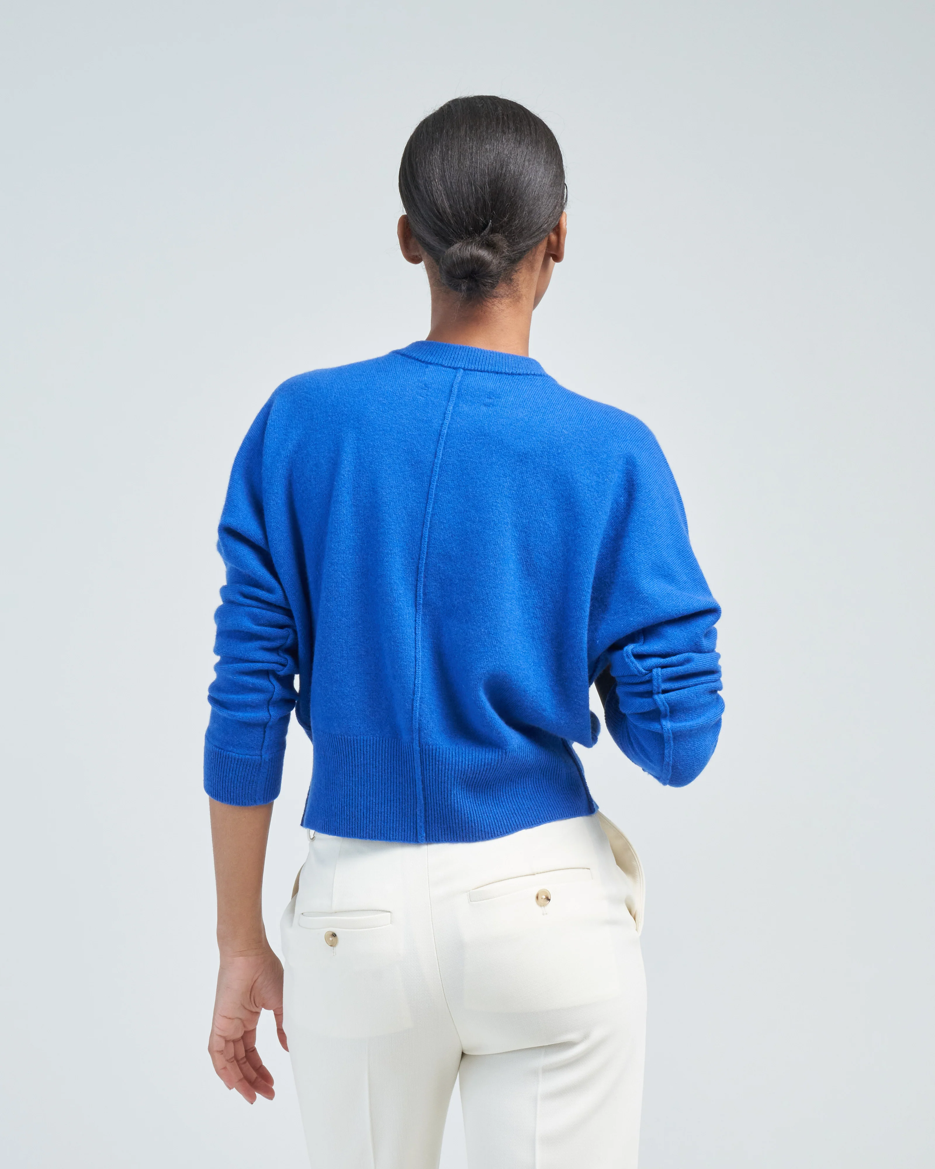 blouson cropped cardigan - Image 4