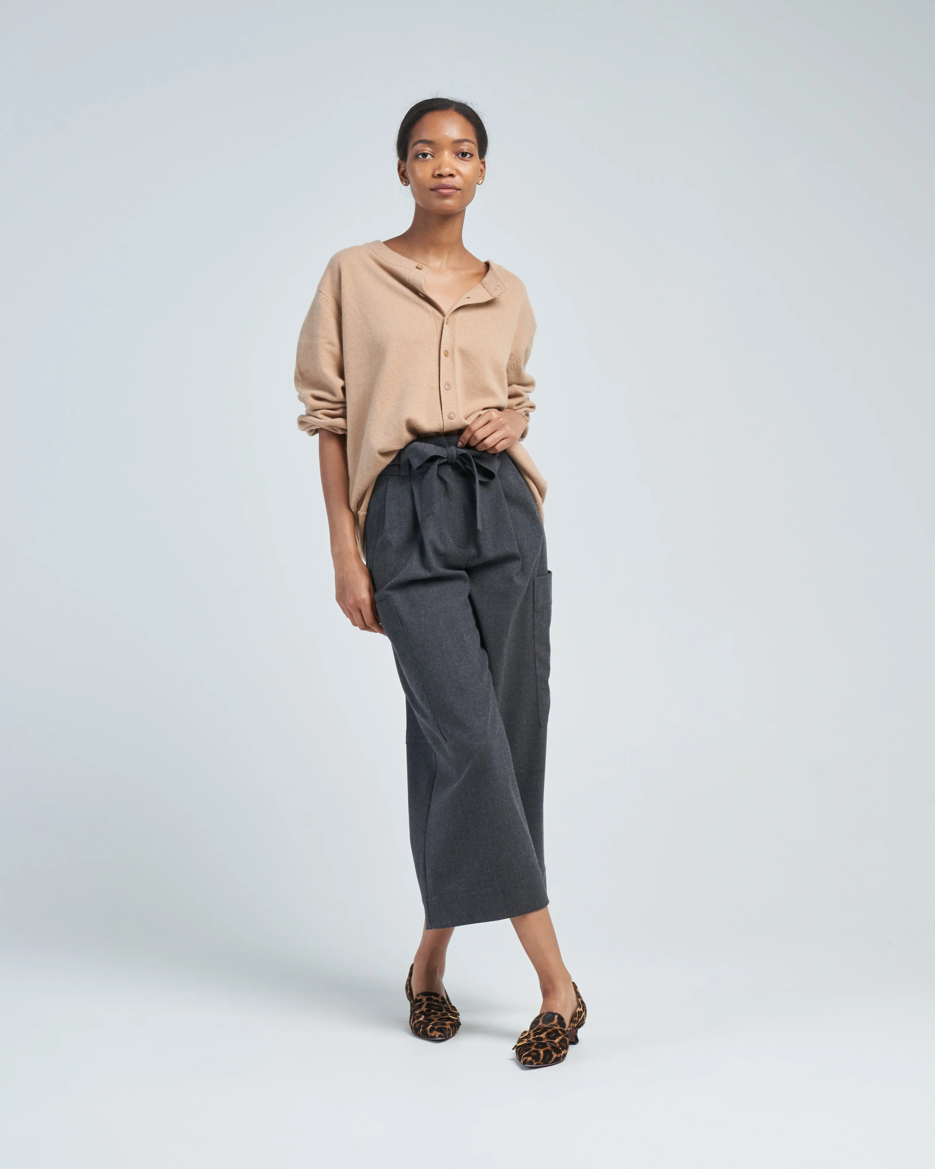 bi draped sleeve henley - Image 2