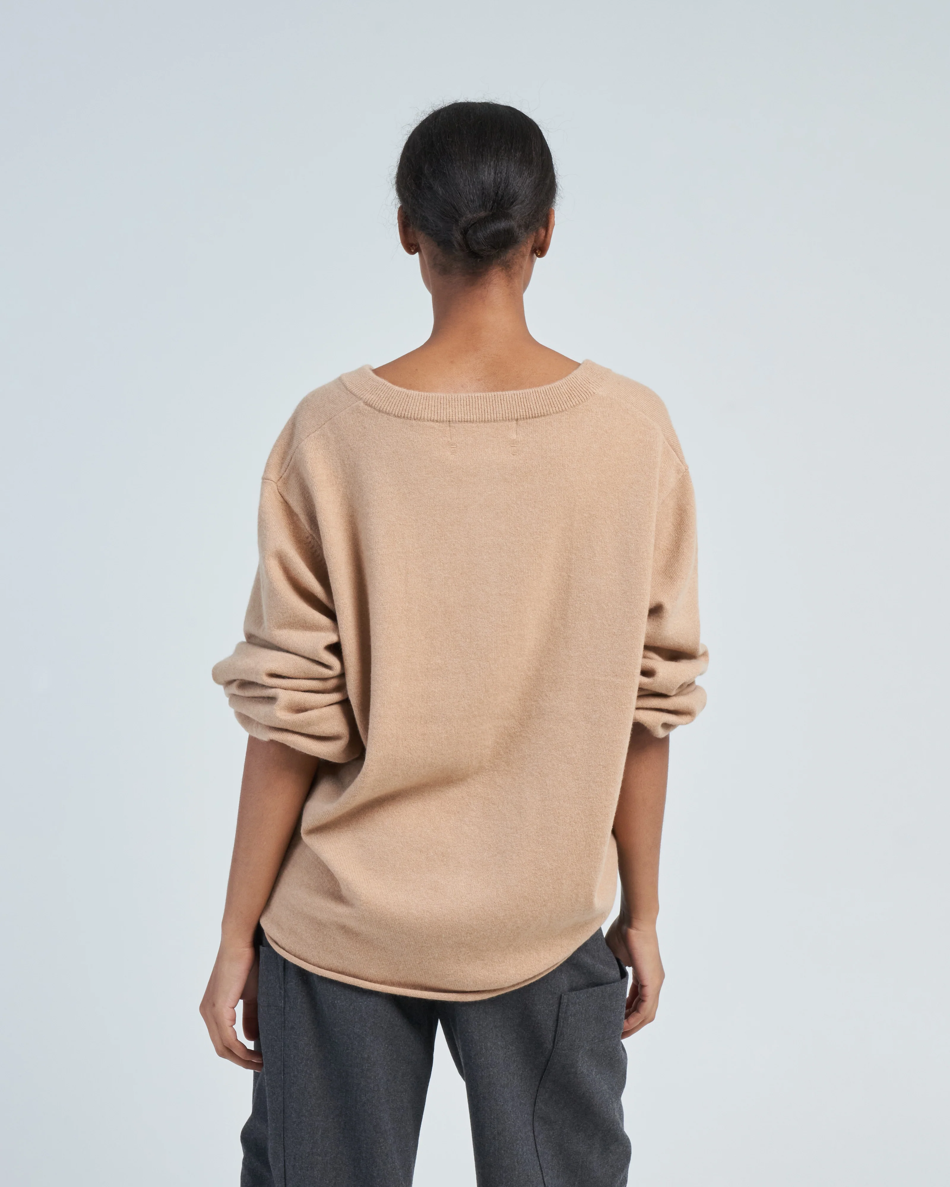 bi draped sleeve henley - Image 4