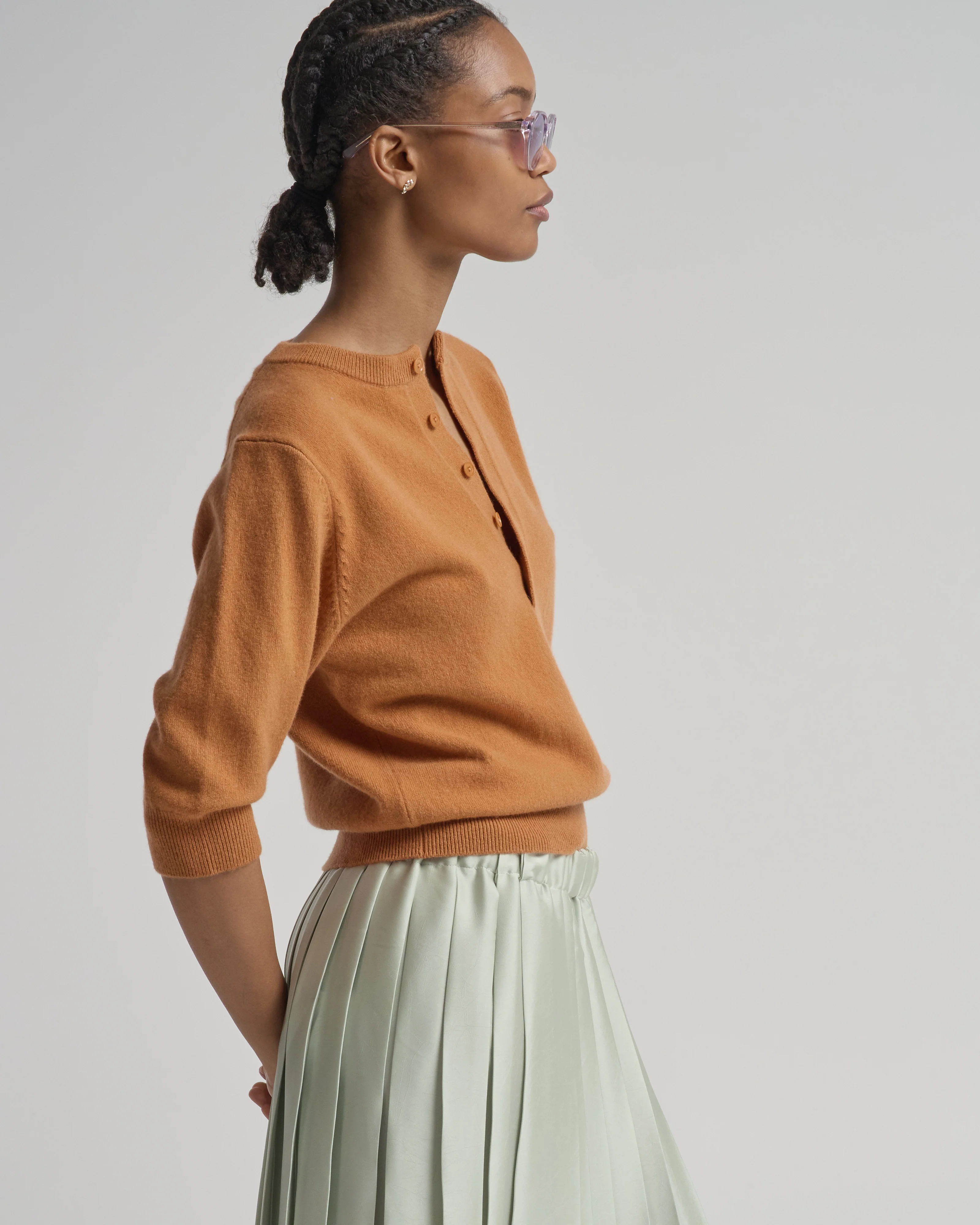 mimi cashmere ss henley - Image 3