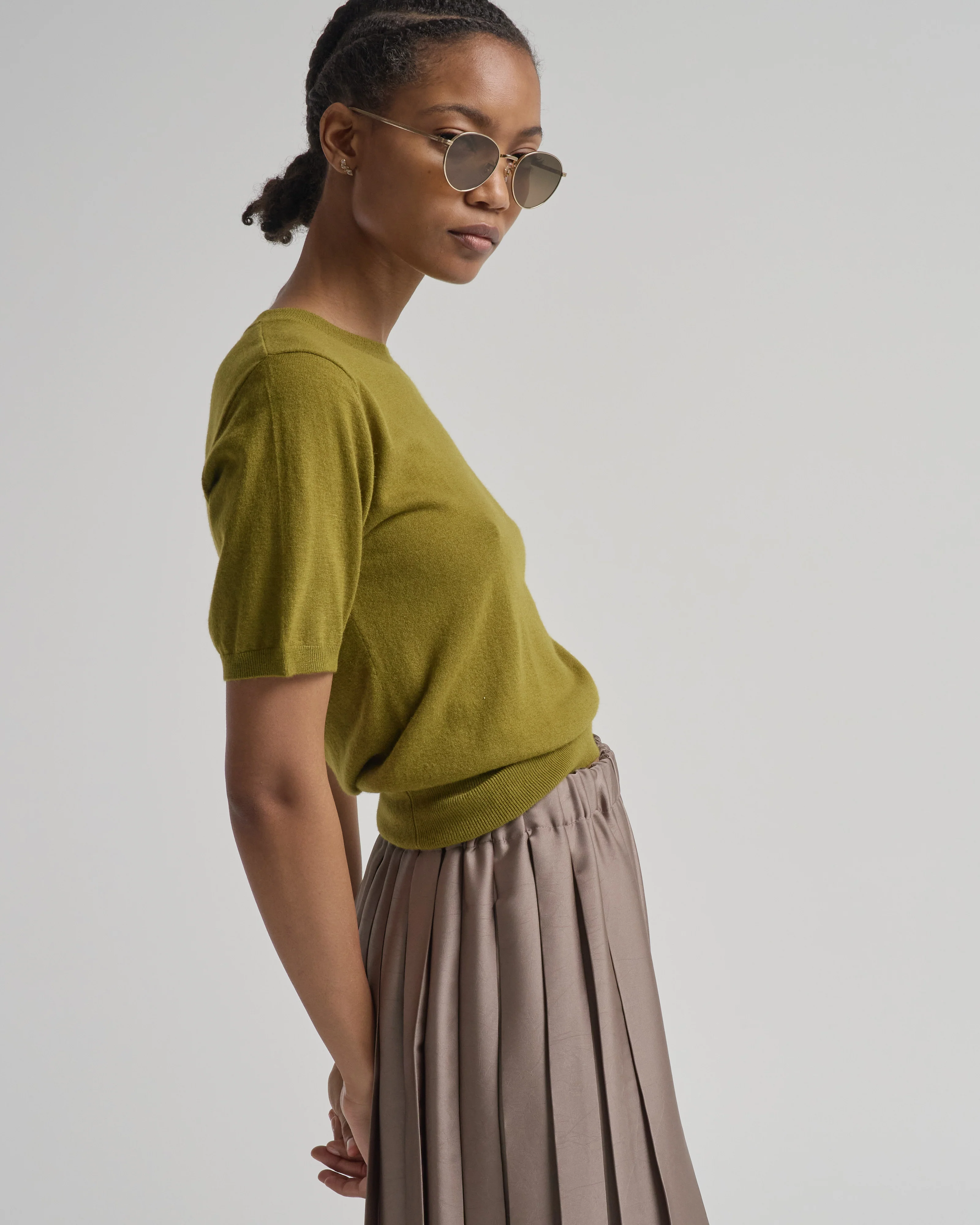 noor wool cashmere ss crewneck - Image 3