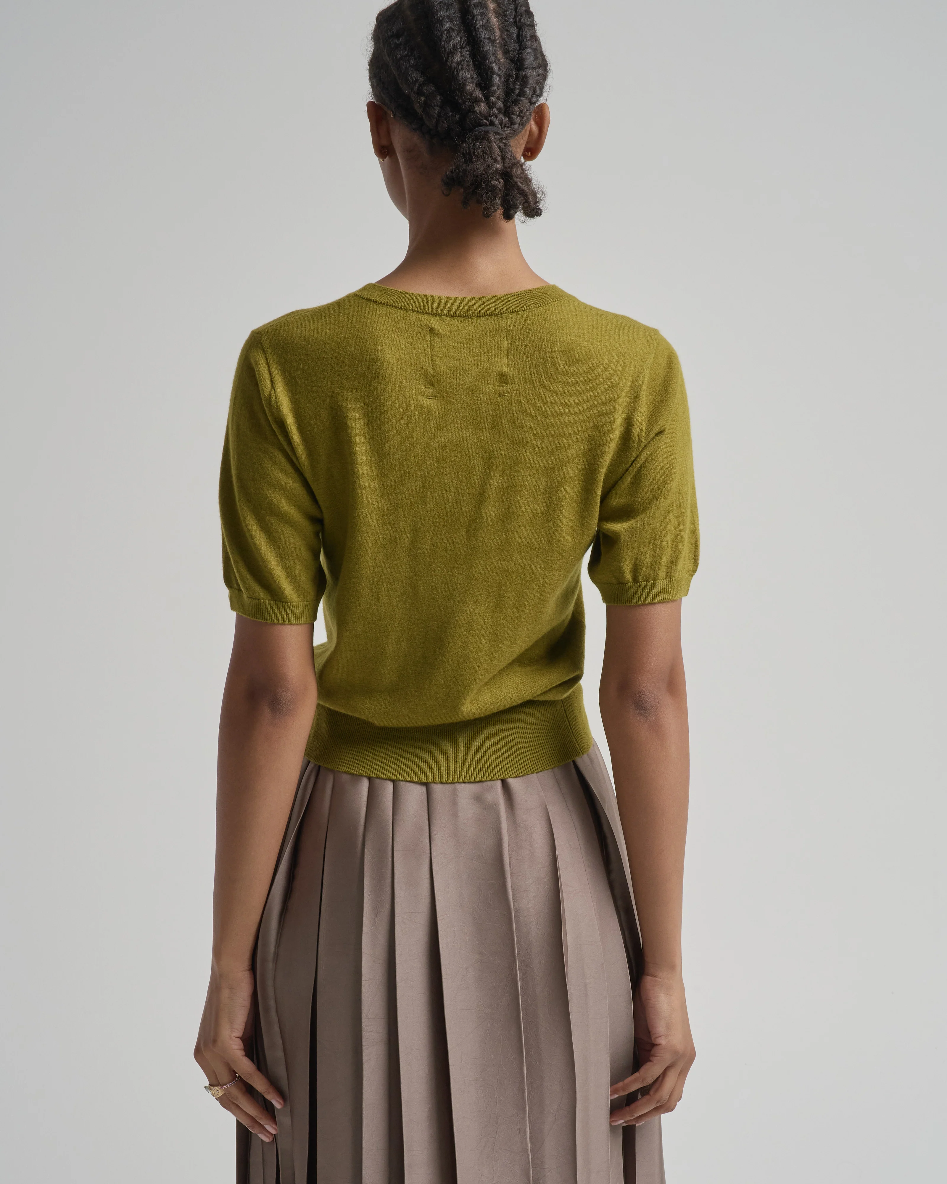 noor wool cashmere ss crewneck - Image 4