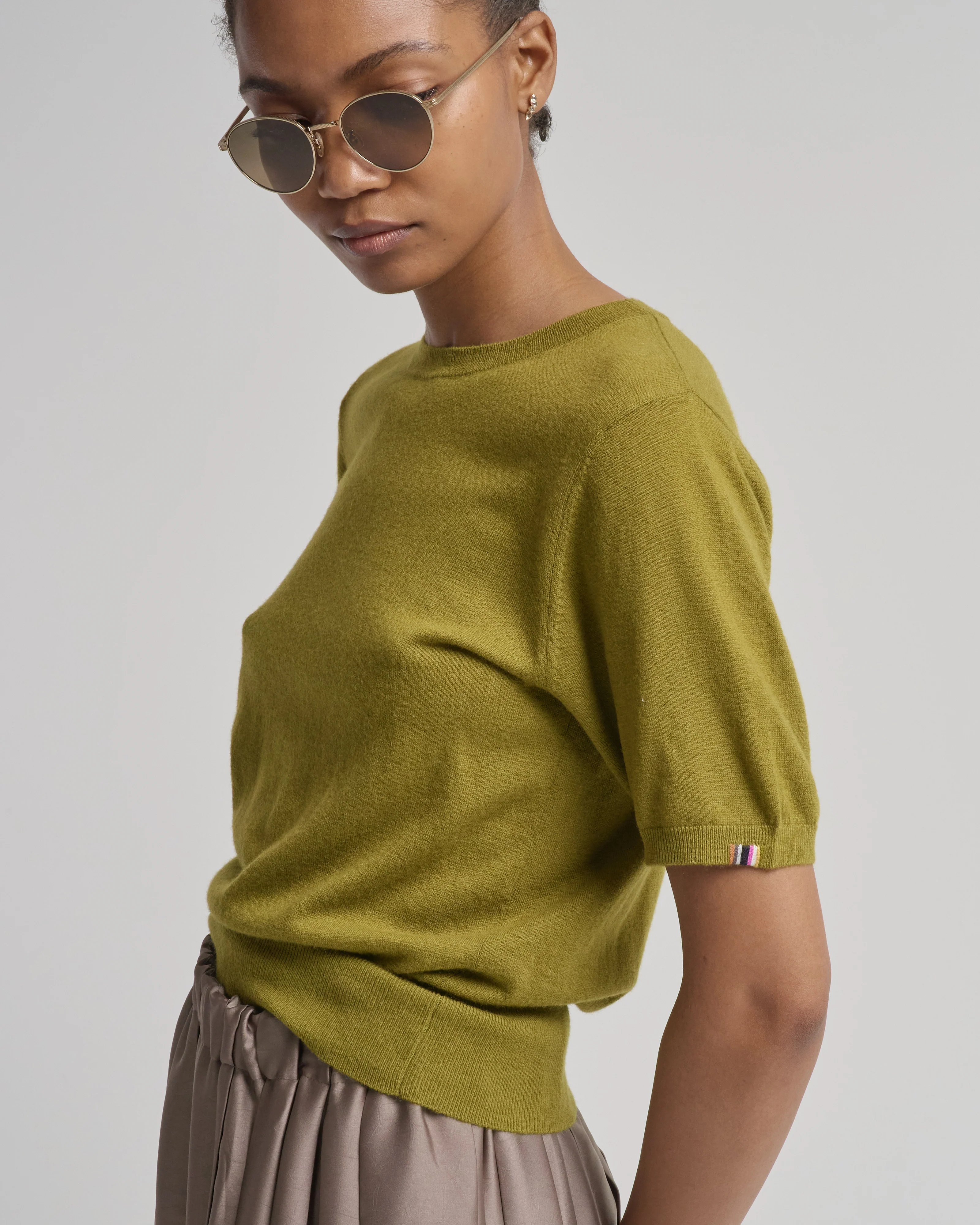 noor wool cashmere ss crewneck - Image 5