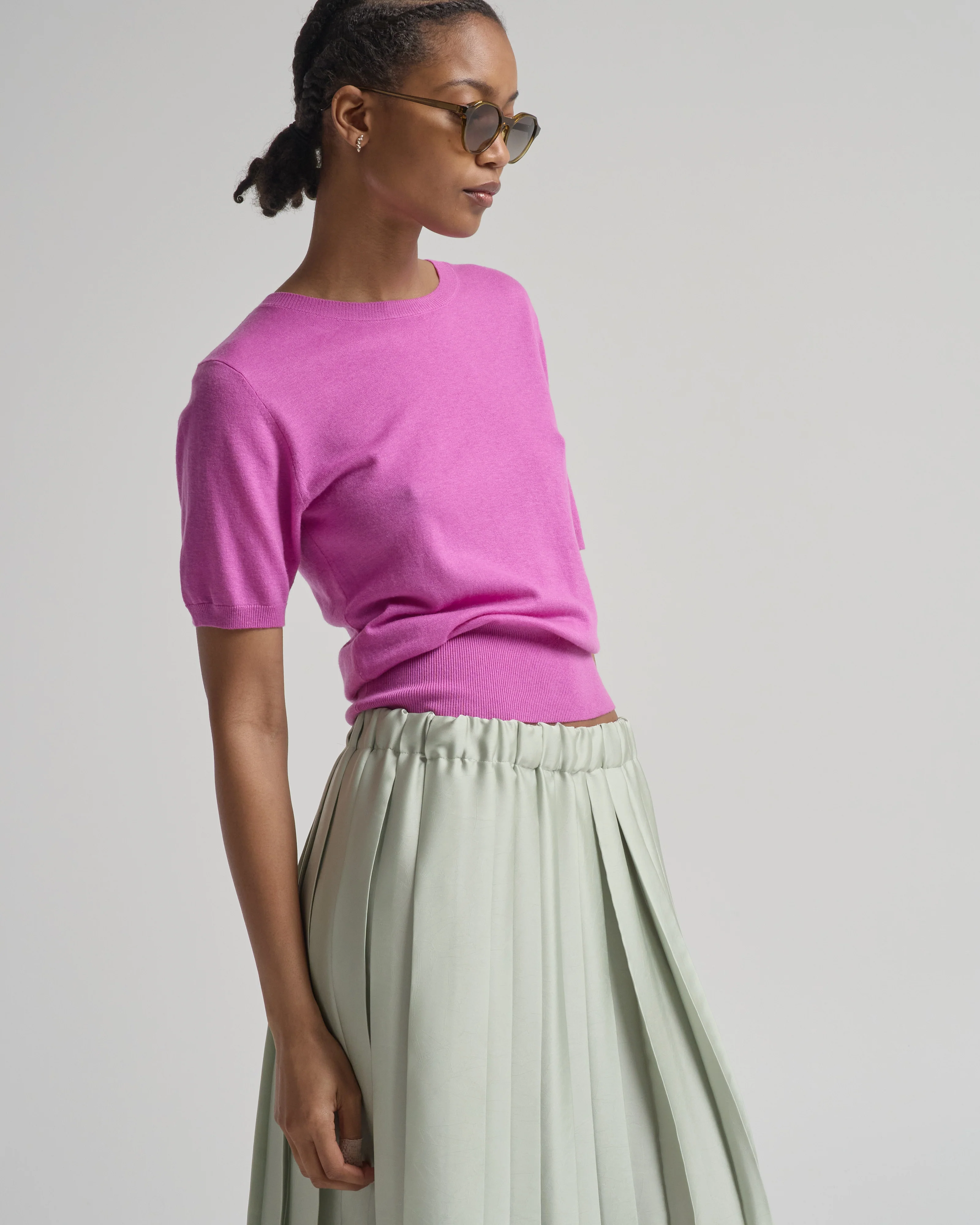 noor wool cashmere ss crewneck - Image 3