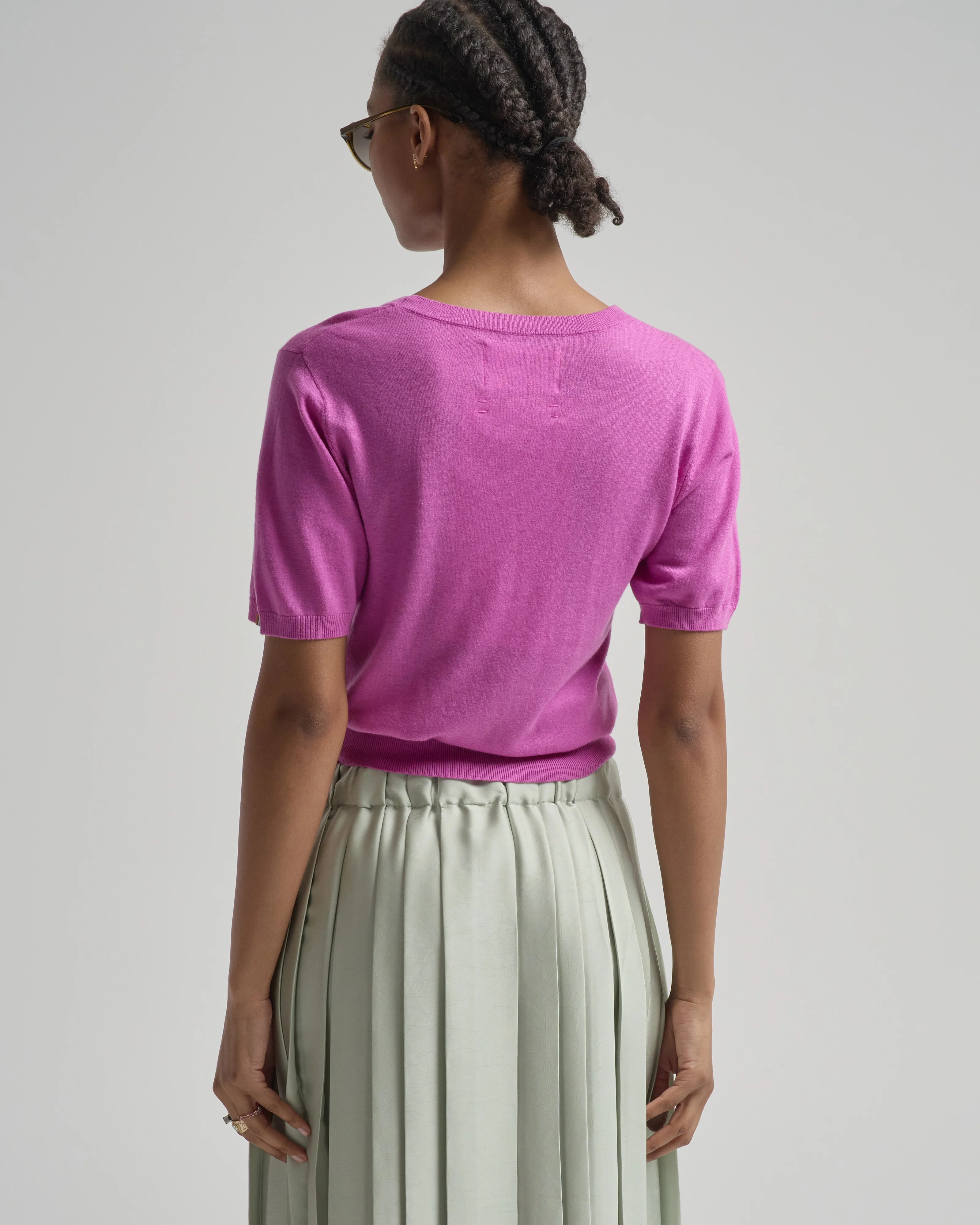 noor wool cashmere ss crewneck - Image 4