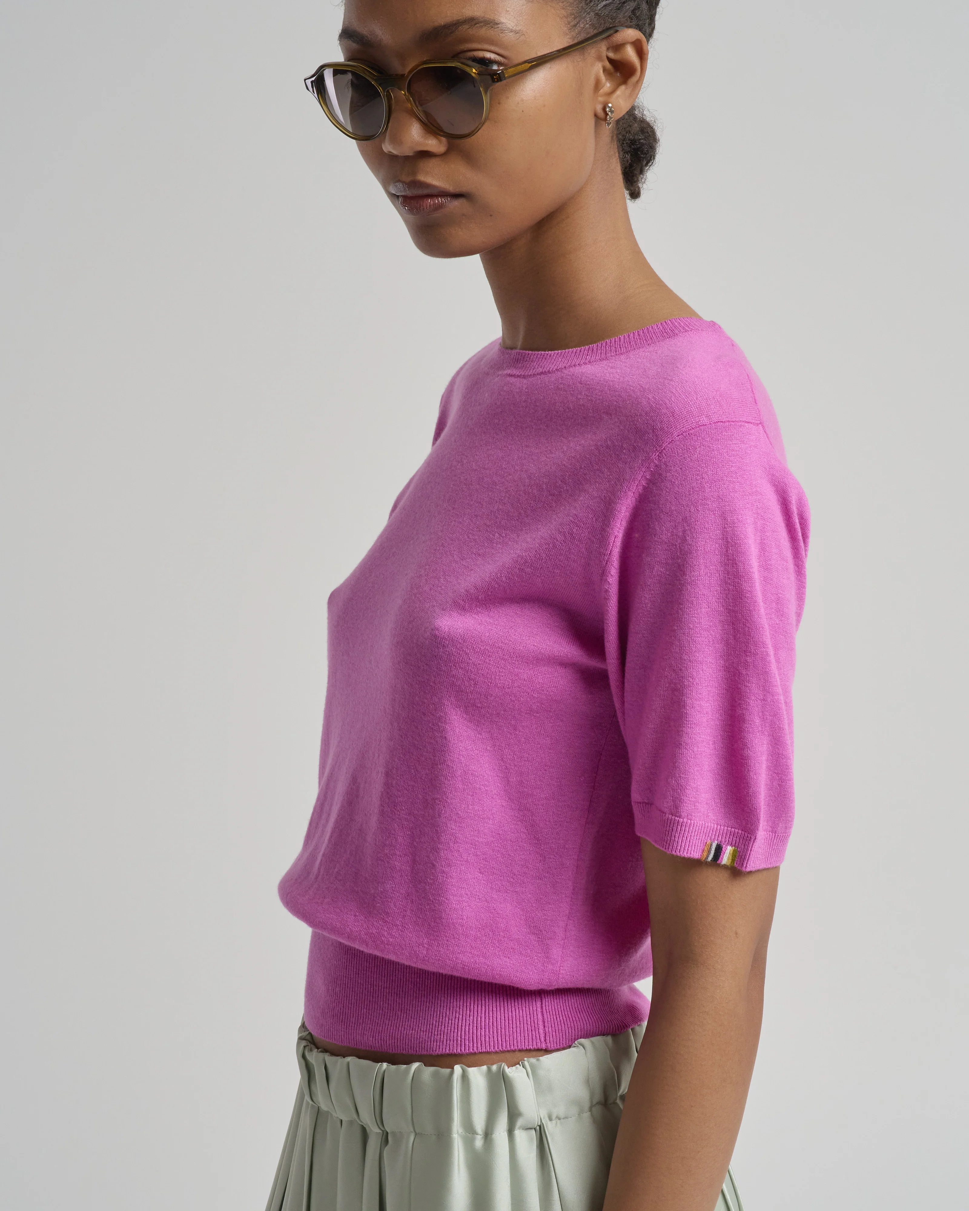 noor wool cashmere ss crewneck - Image 5