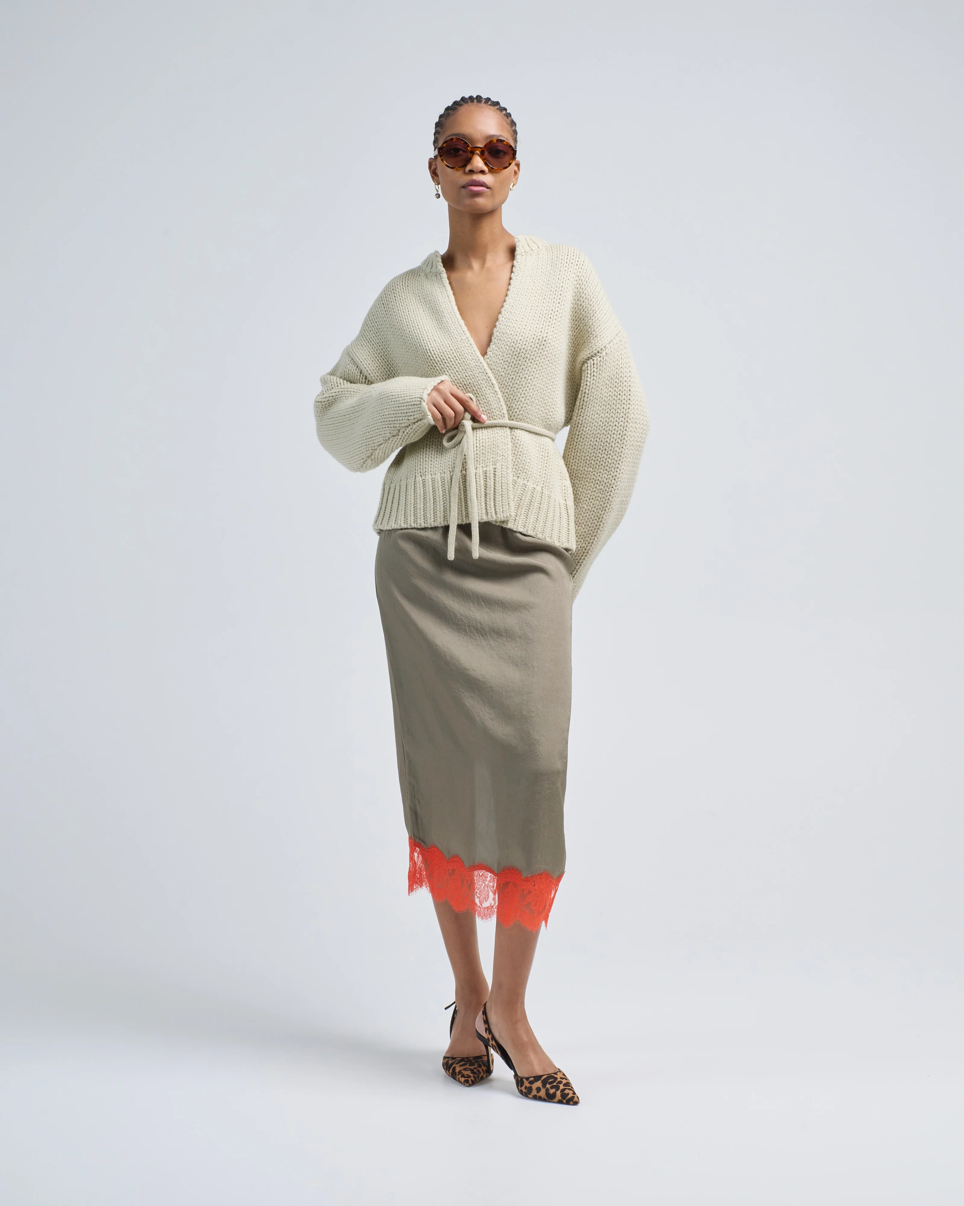 open cardigan - Image 2